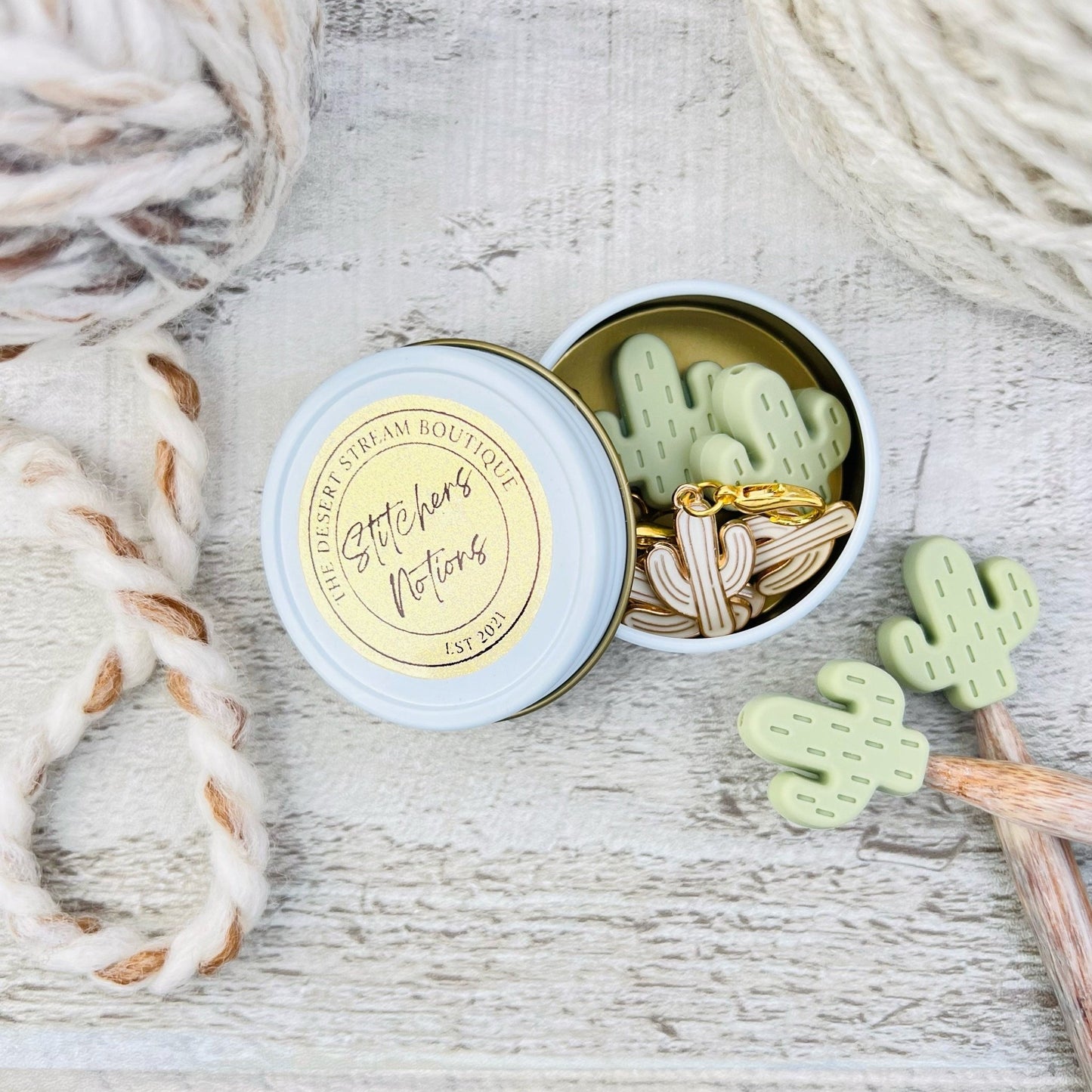 Cactus Stitchers Notions Knitting Set - The Desert Stream Stitch