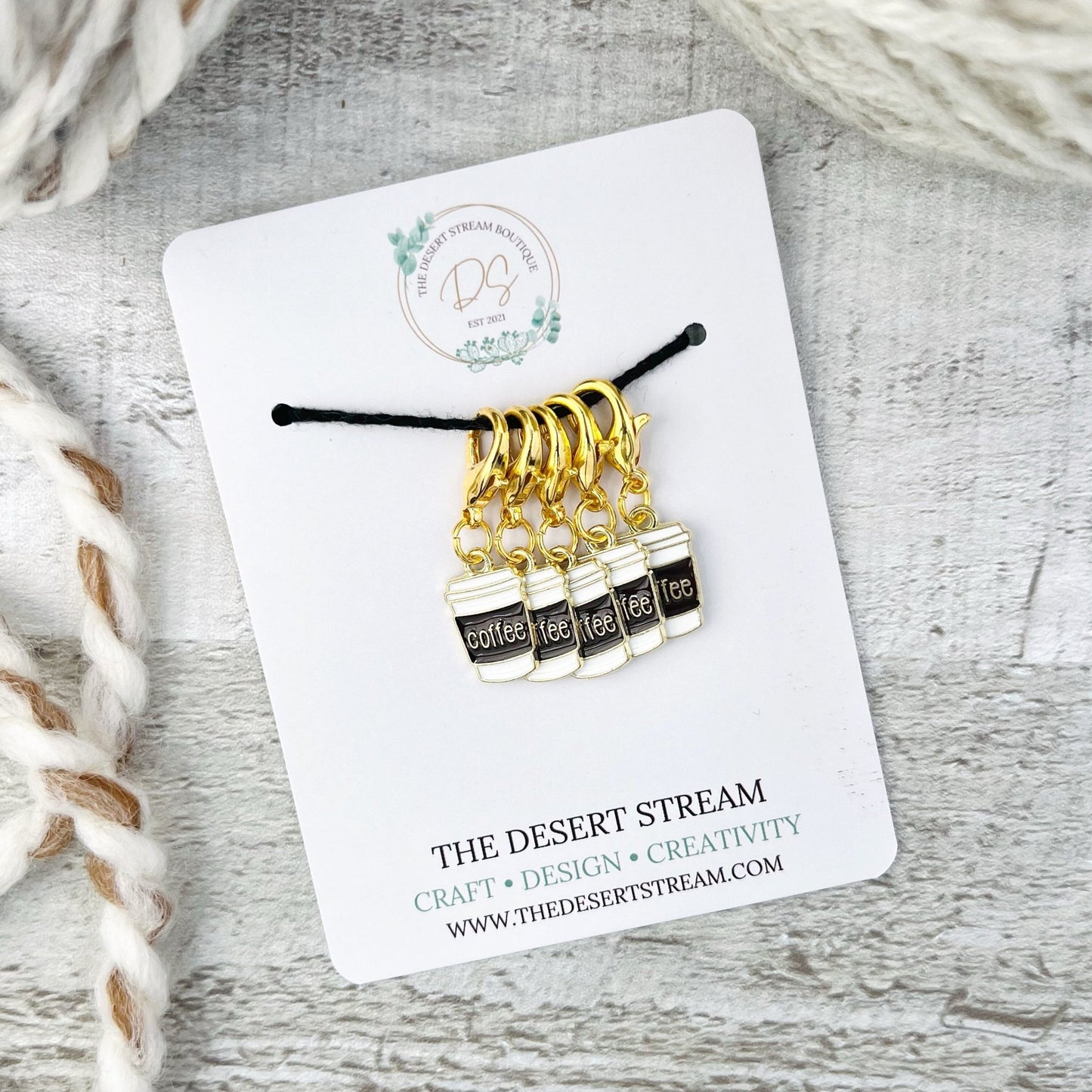Coffee Stitchers Notions Knitting Set - The Desert Stream Stitch