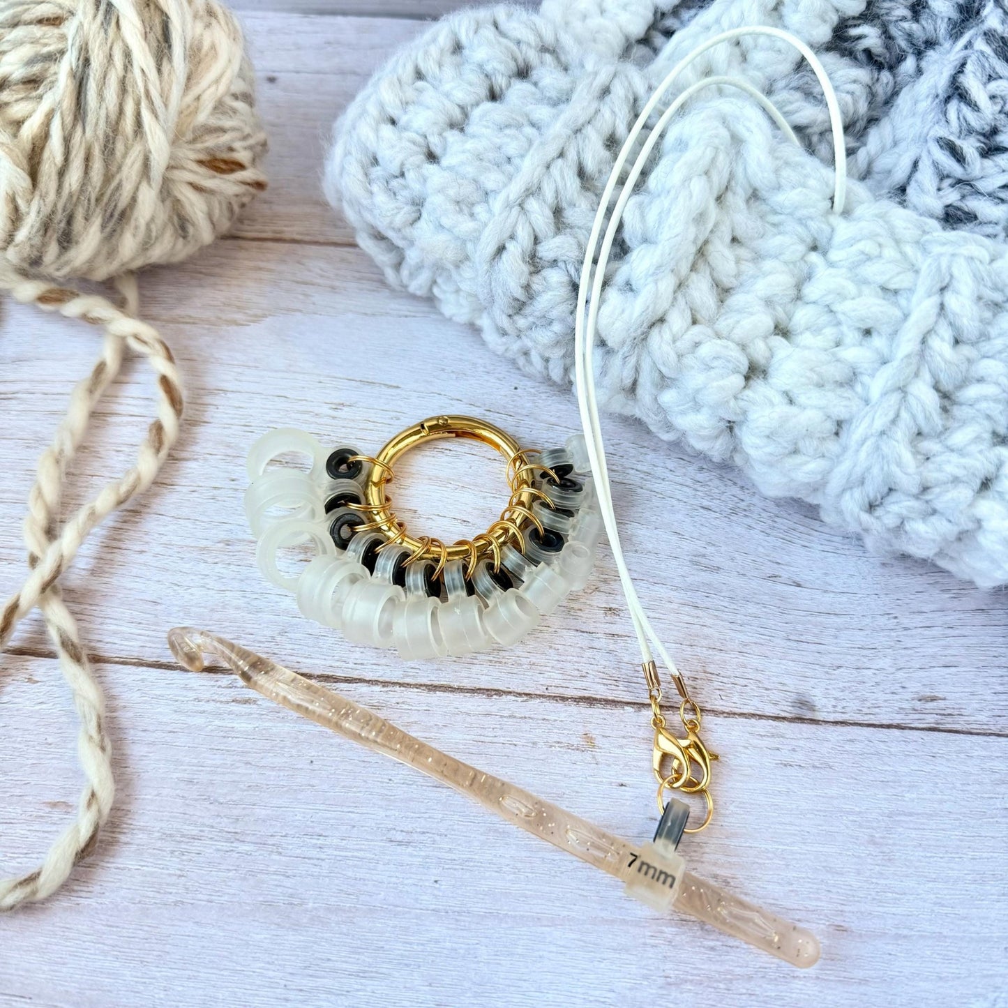 Crochet Hook Tether - The Desert Stream Stitch
