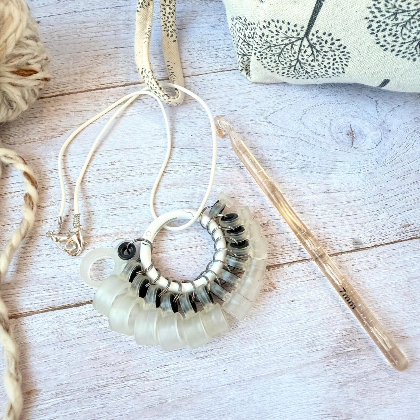 Crochet Hook Tether - The Desert Stream Stitch