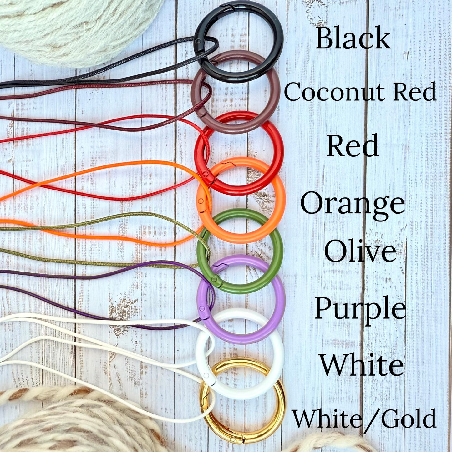 Crochet Hook Tether Lanyard Repacement - The Desert Stream Stitch