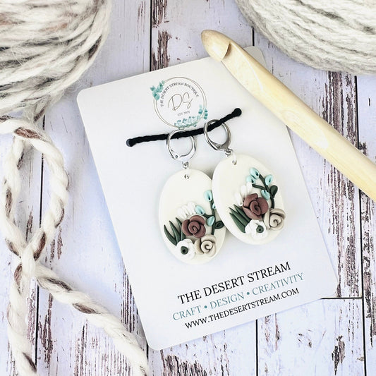 Flower Garden Stitch Markers Set - The Desert Stream Stitch