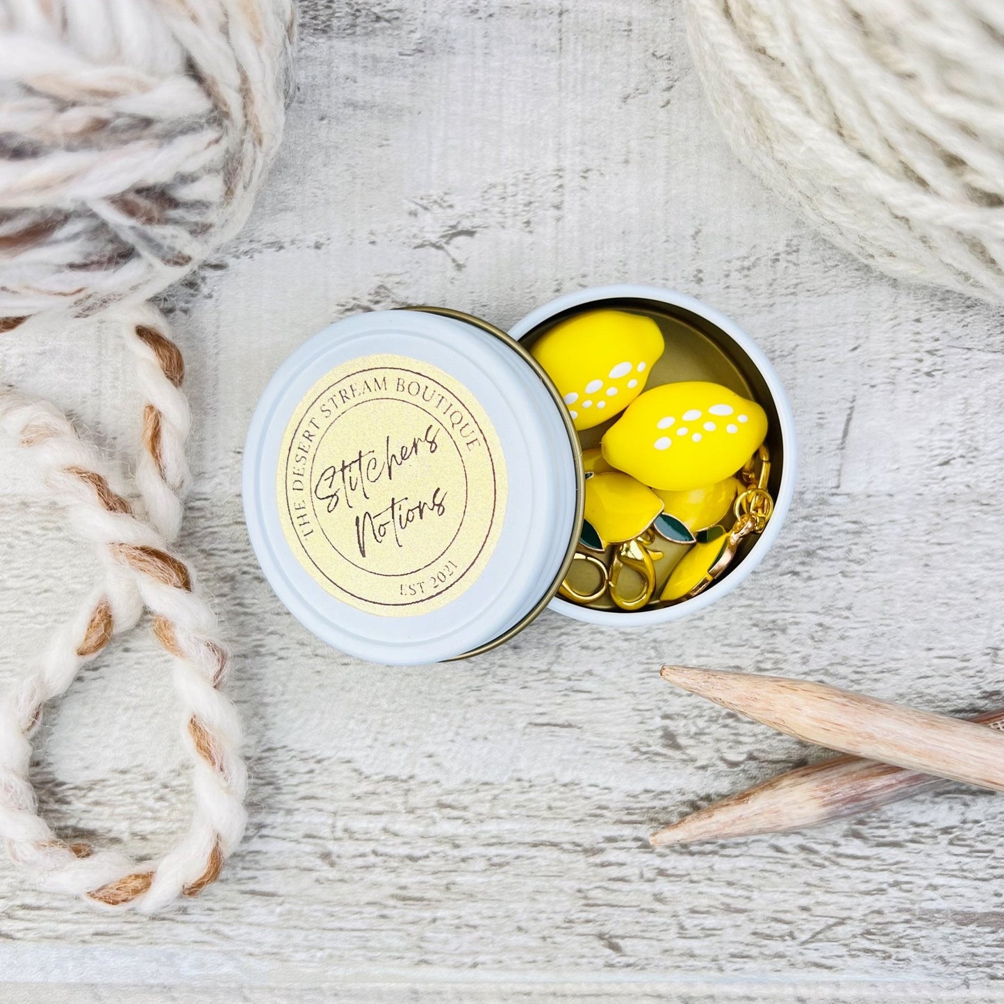 Lemon Stitchers Notions Knitting Set - The Desert Stream Stitch