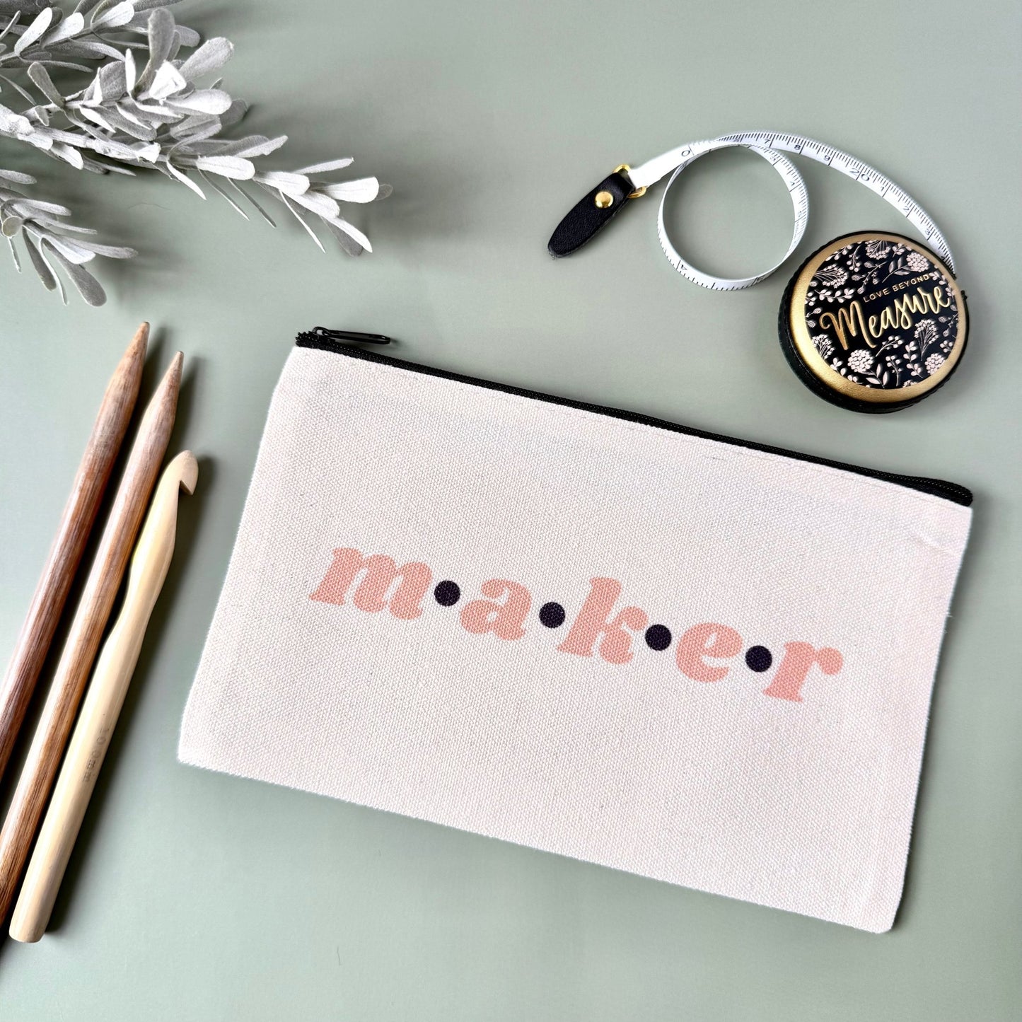 Maker Notions Project Zip Bag - The Desert Stream Stitch