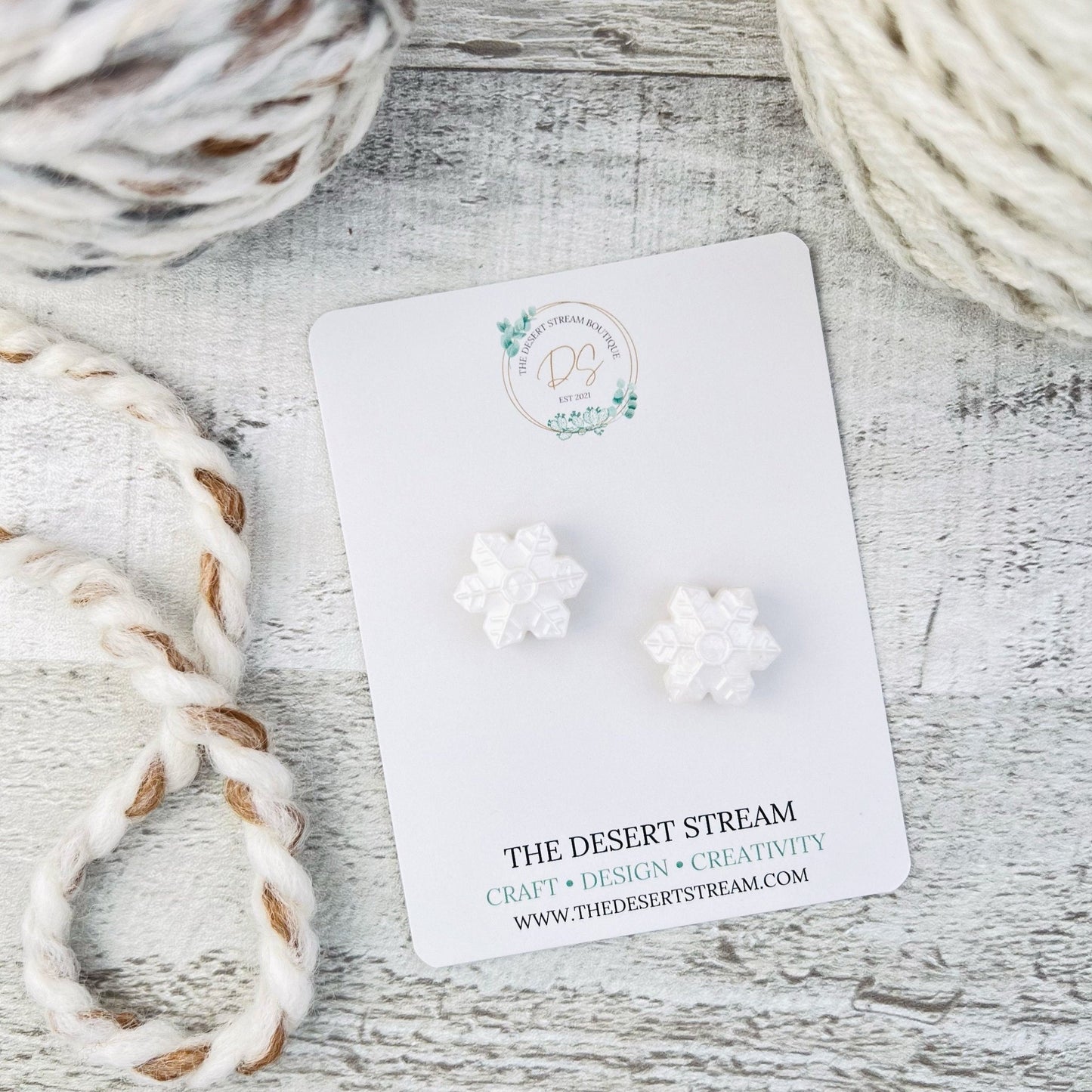 Snowflake Stitch Stoppers Knitting Needle Point Protectors - The Desert Stream Stitch