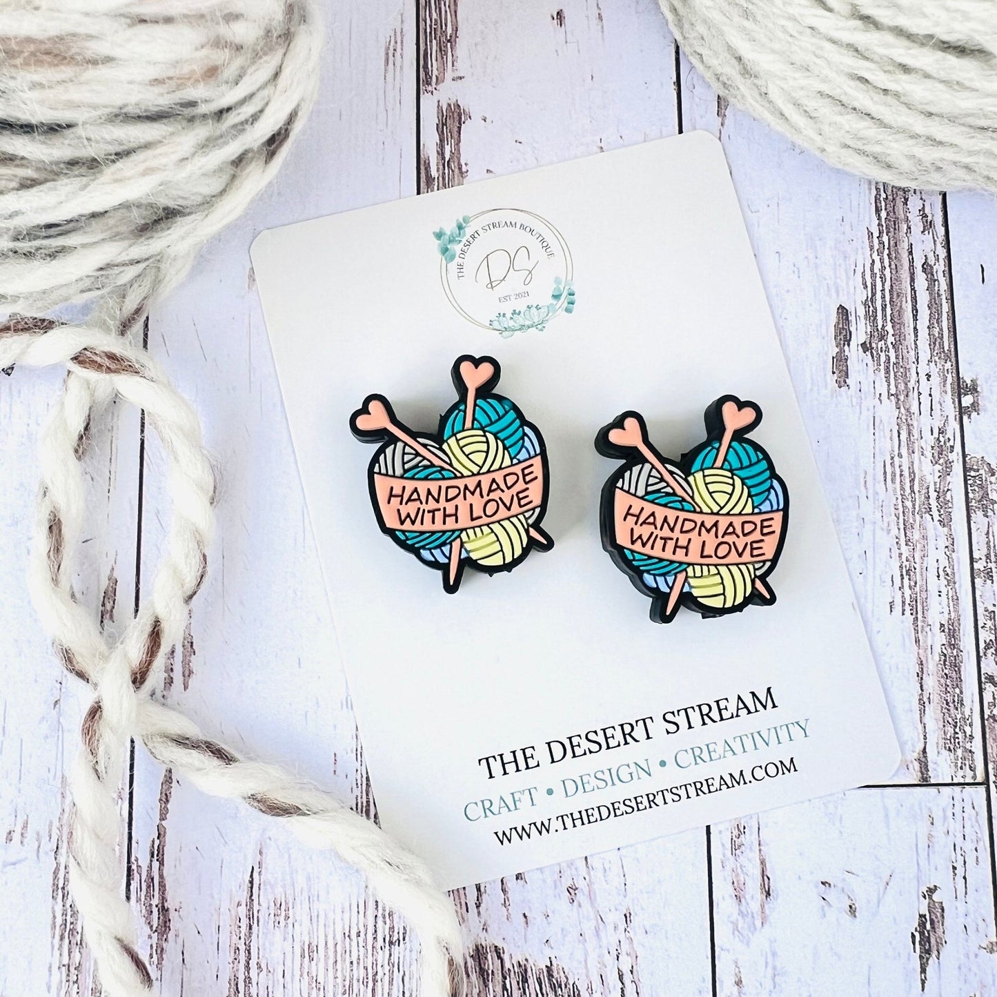 Yarn & Needles Stitch Stoppers Knitting Needle Point Protectors - The Desert Stream Stitch