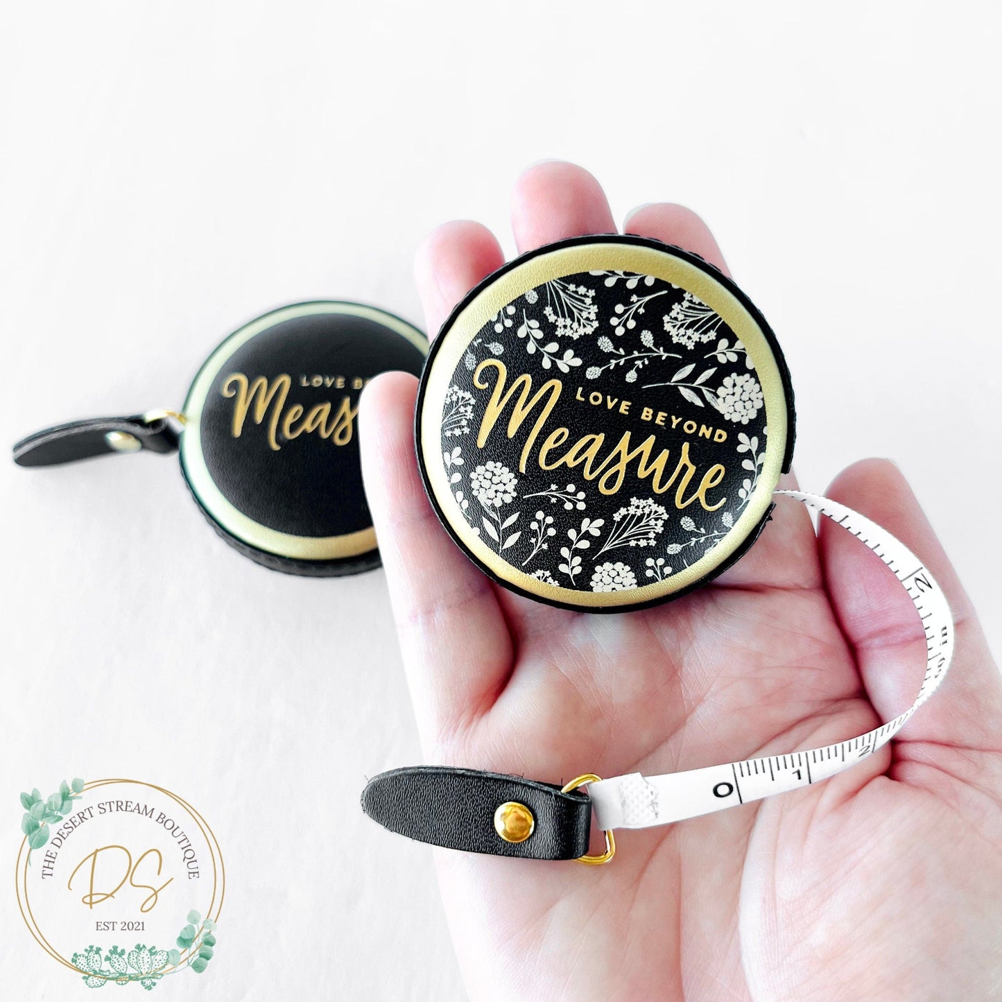 60" Retractable Tape Measure - Love Beyond Measure - The Desert Stream Stitch