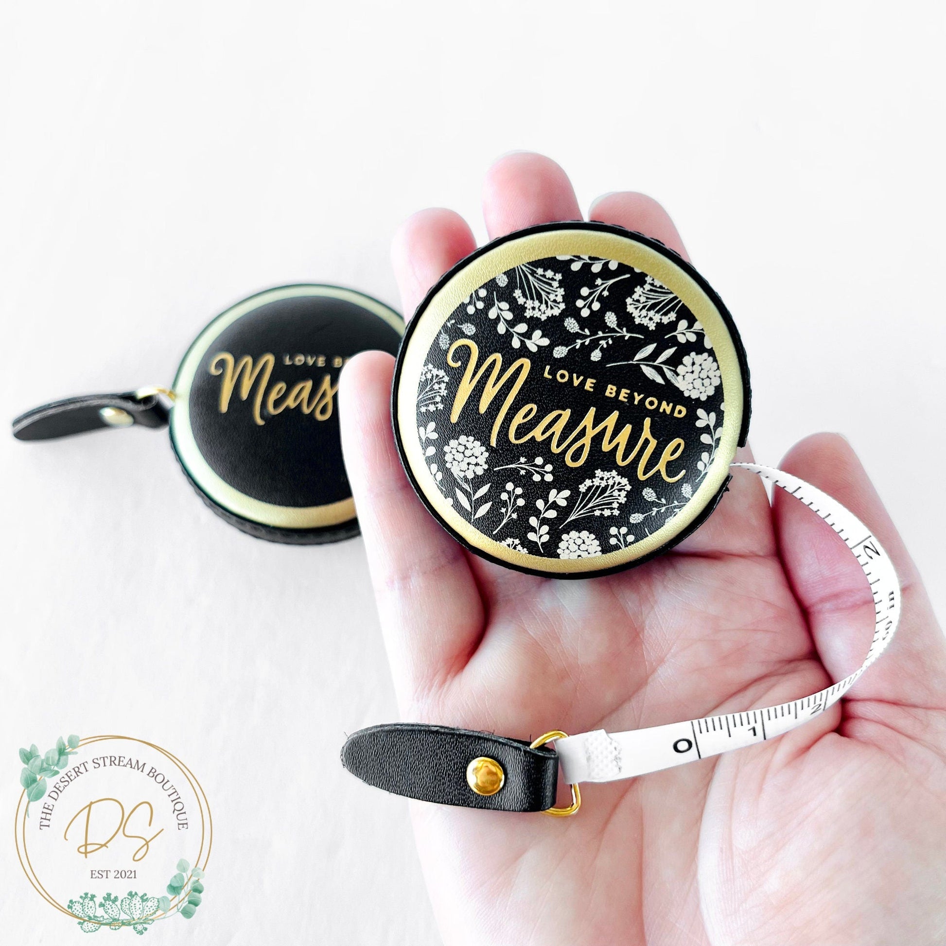 60" Retractable Tape Measure - Love Beyond Measure - The Desert Stream Stitch