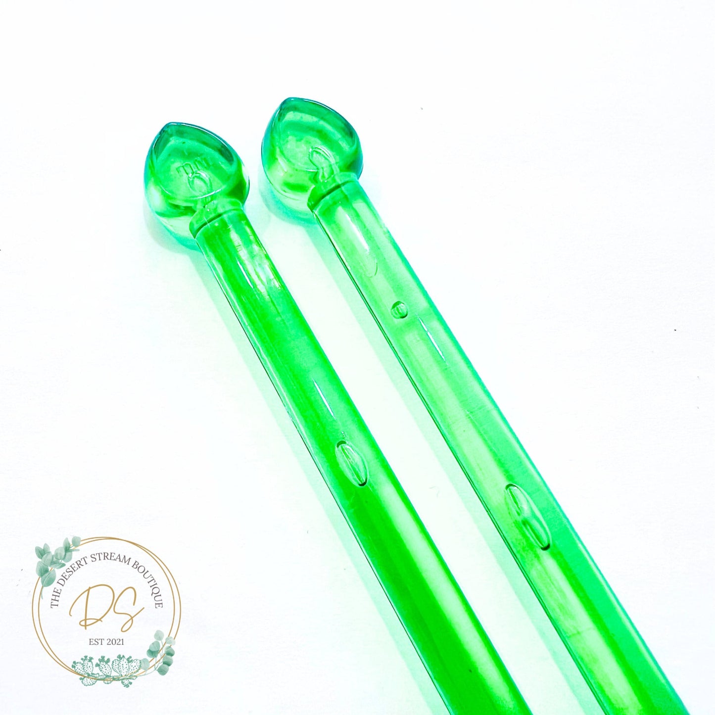 Acrylic Single Point Knitting Needles - The Desert Stream Stitch