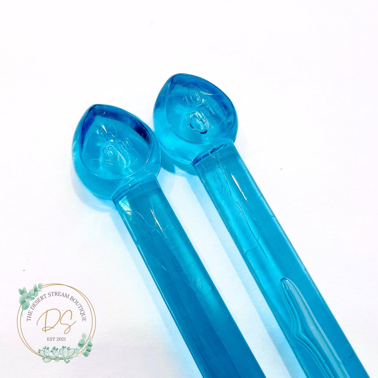 Acrylic Single Point Knitting Needles - The Desert Stream Stitch