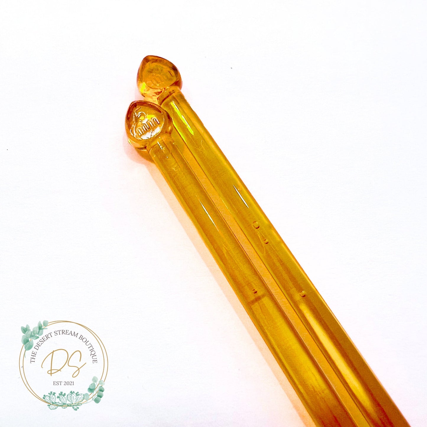 Acrylic Single Point Knitting Needles - The Desert Stream Stitch
