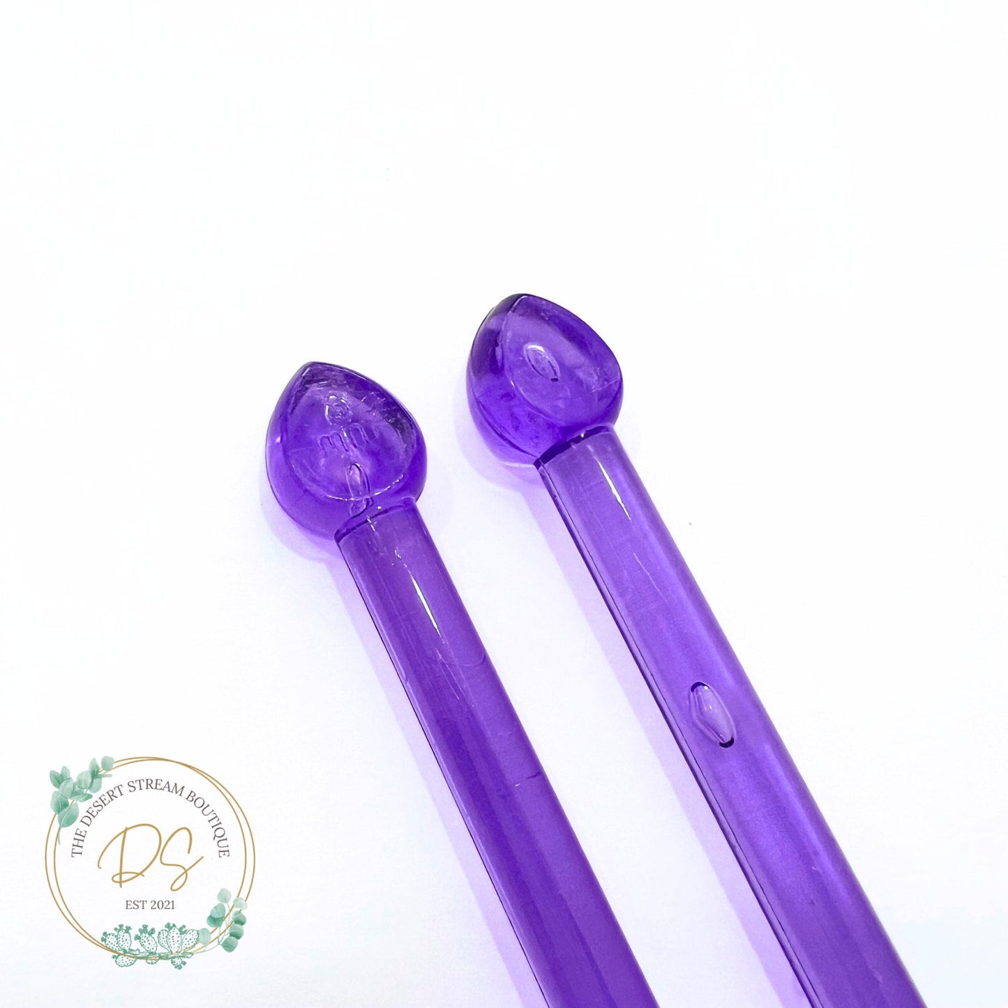 Acrylic Single Point Knitting Needles - The Desert Stream Stitch