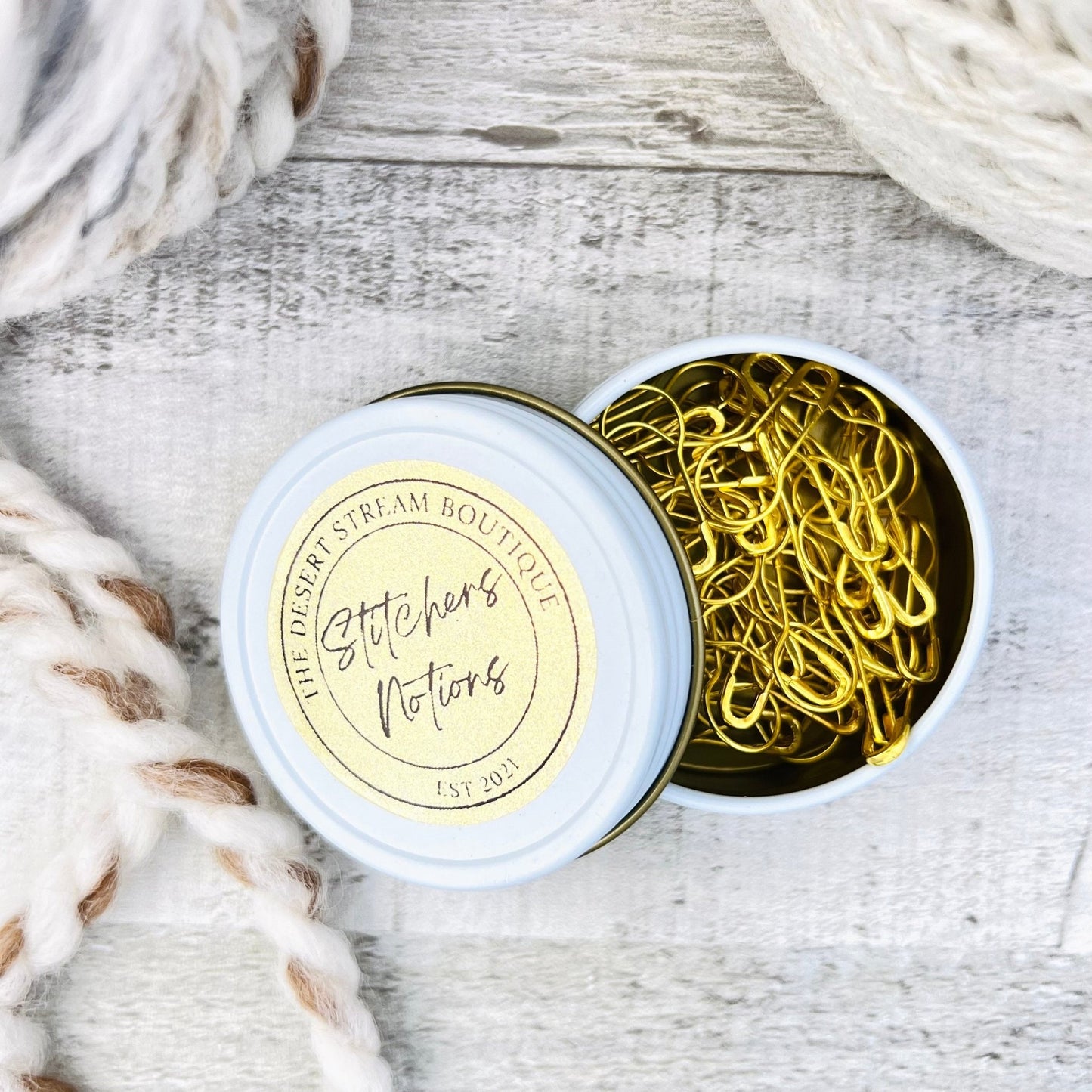 Bulb Stitch Markers Set - Knitting and Crochet - The Desert Stream Stitch