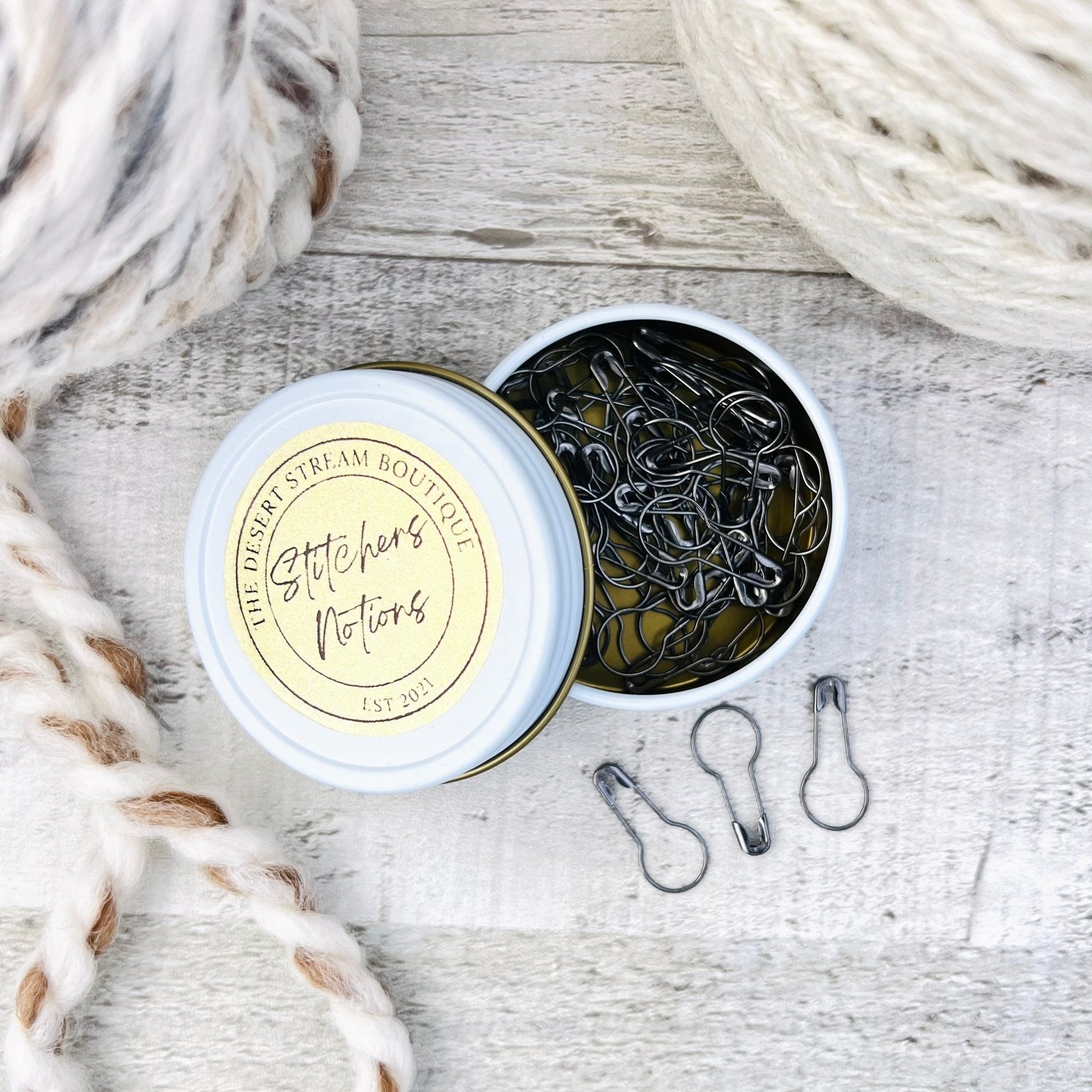 Bulb Stitch Markers Set - Knitting and Crochet - The Desert Stream Stitch