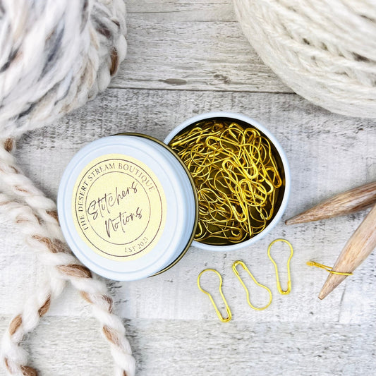 Bulb Stitch Markers Set - Knitting and Crochet - The Desert Stream Stitch