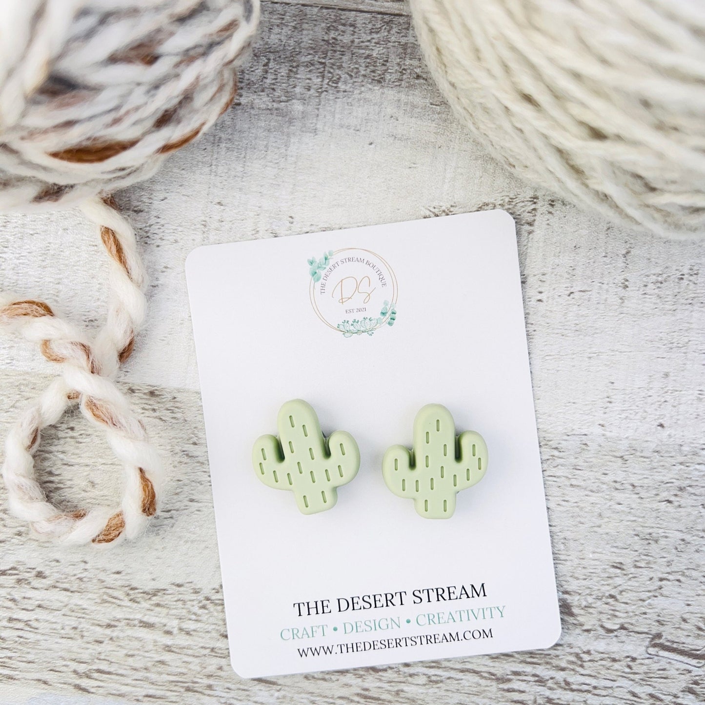 Cactus Stitch Stoppers Knitting Needle Point Protectors - The Desert Stream Stitch