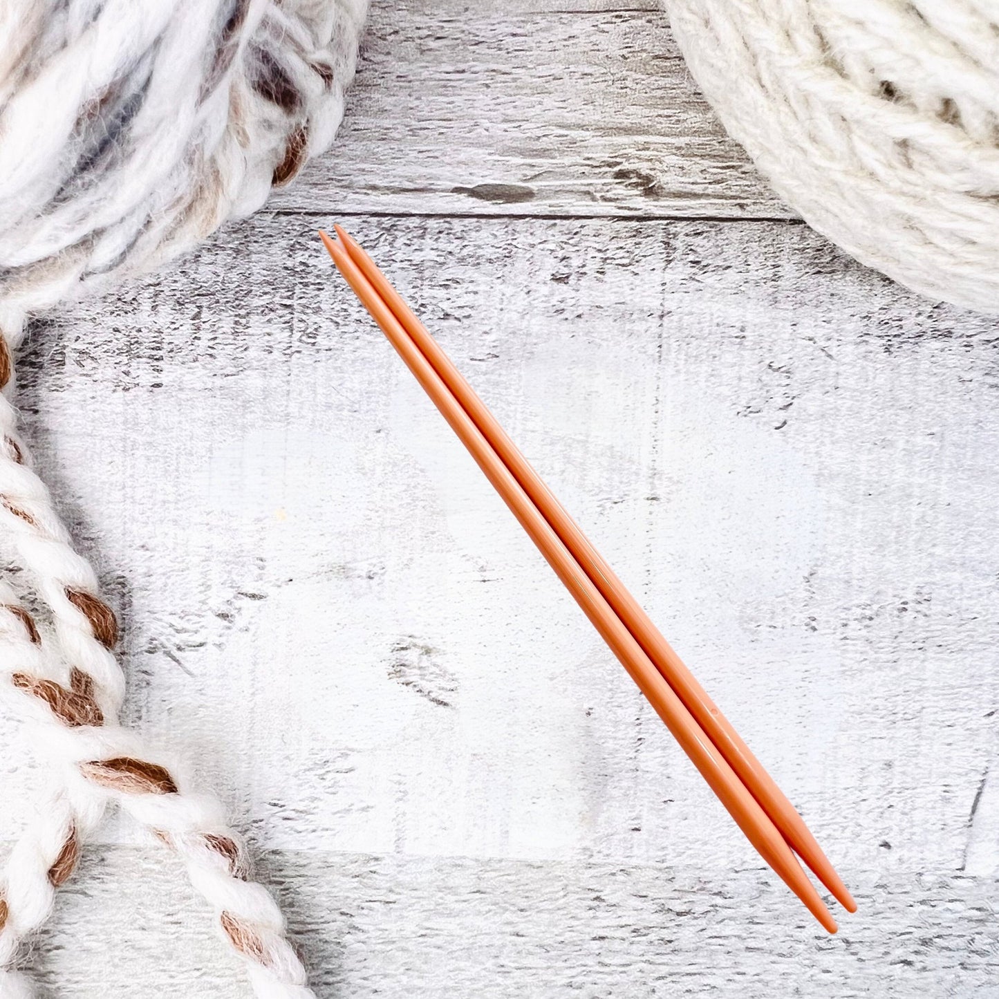 Colorful Double Point Plastic Knitting Needles - Set of 2 - The Desert Stream Stitch