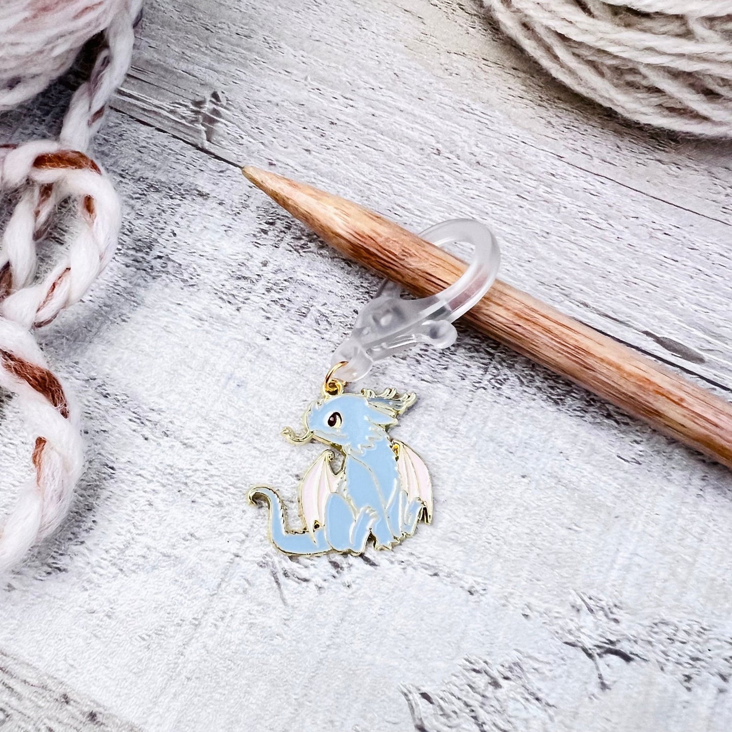 Dragon Jumbo Stitch Markers - The Desert Stream Stitch