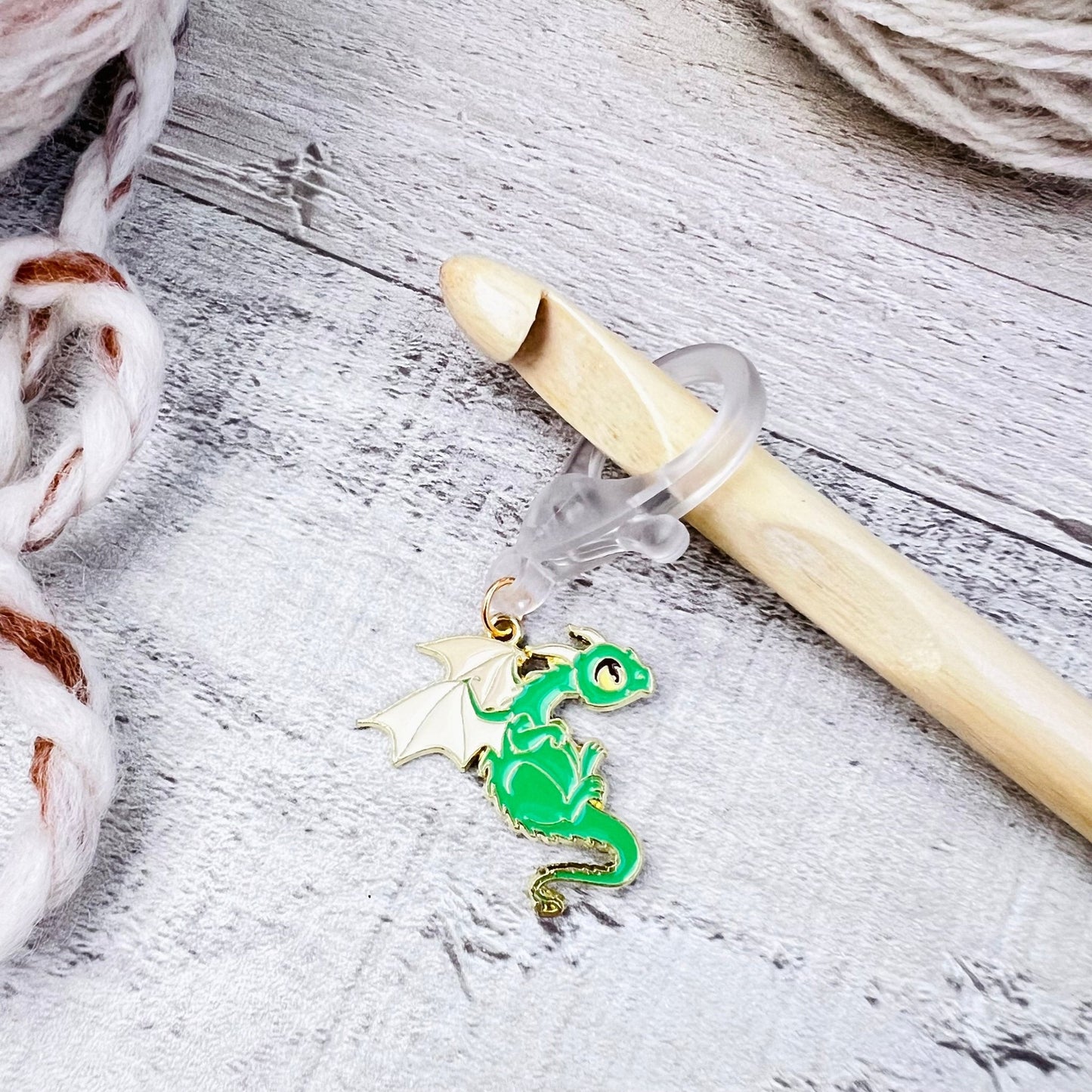 Dragon Jumbo Stitch Markers - The Desert Stream Stitch