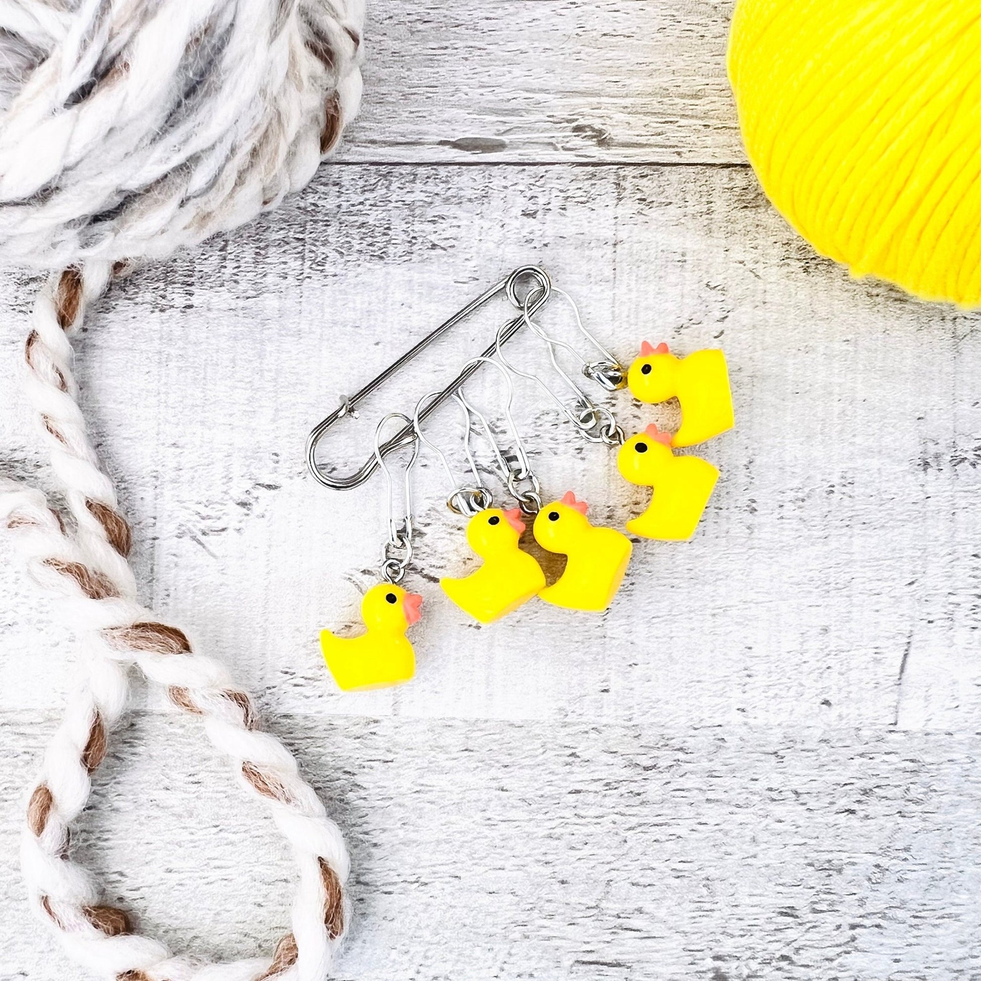 Duck Stitch Markers Set - Knitting and Crochet - The Desert Stream Stitch