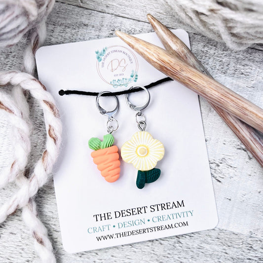 Garden Stitch Markers - The Desert Stream Stitch