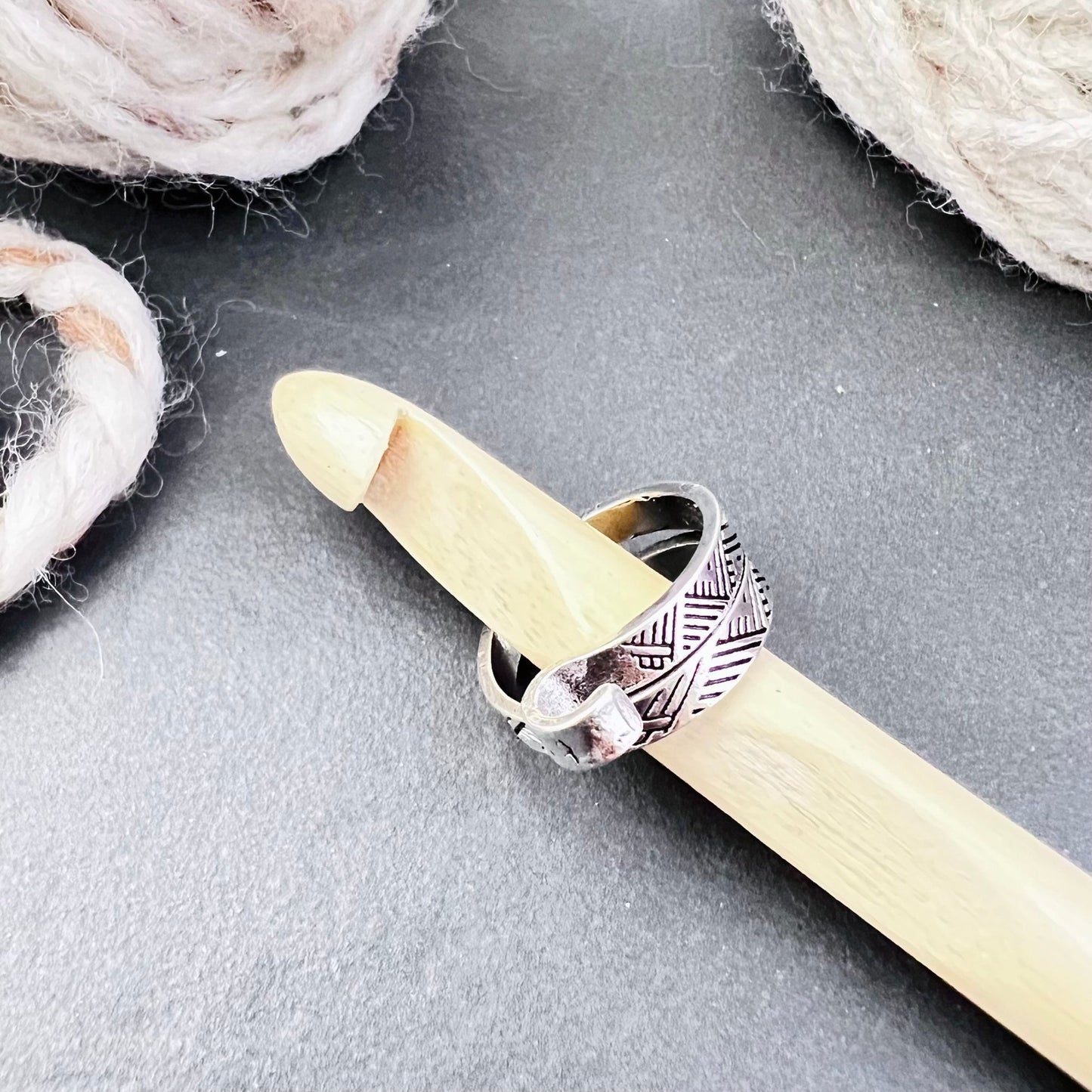 Hook Adjustable Tension Ring - The Desert Stream Stitch