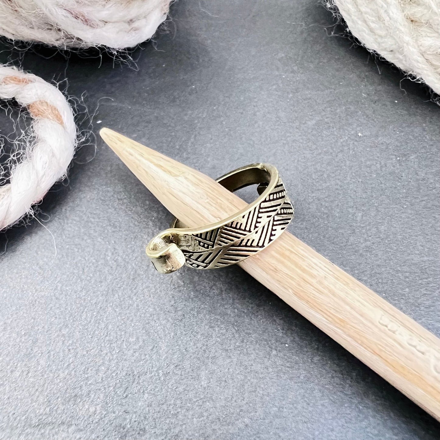 Hook Adjustable Tension Ring - The Desert Stream Stitch