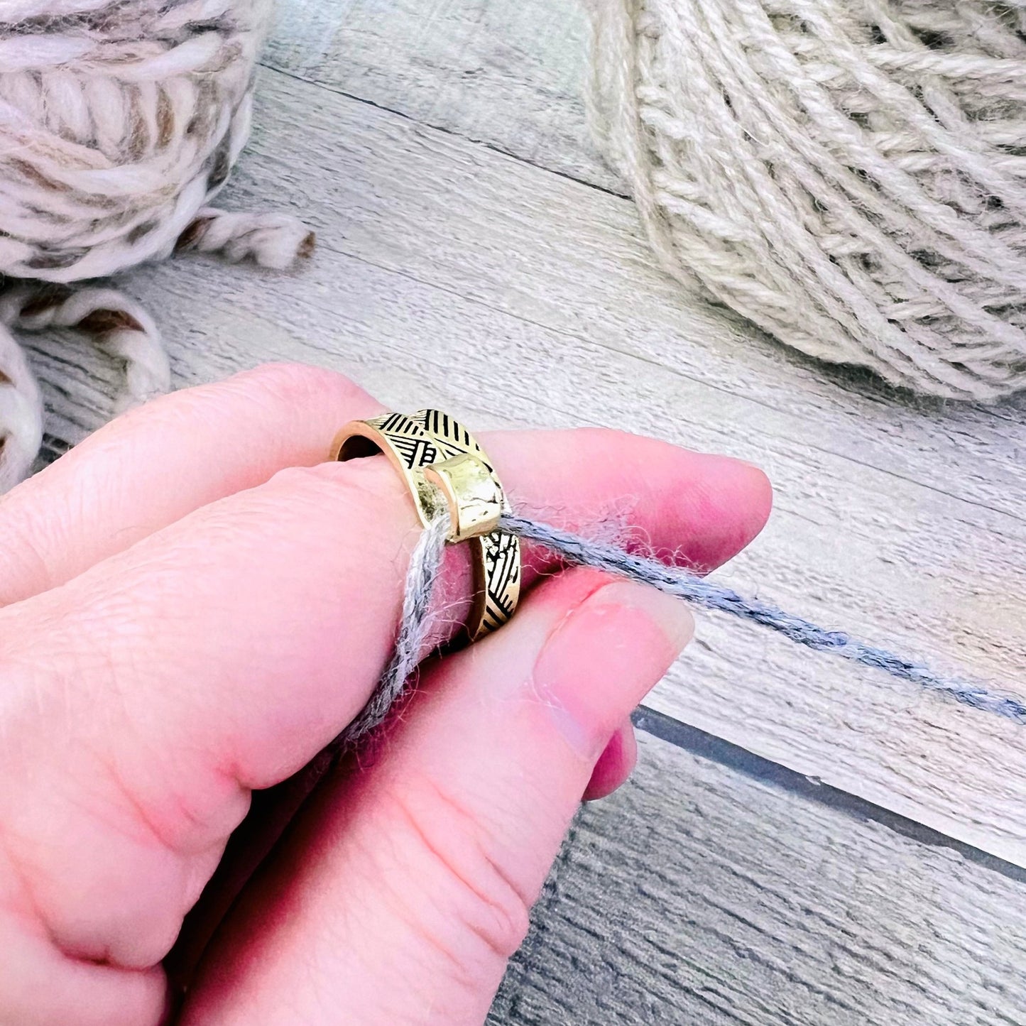 Hook Adjustable Tension Ring - The Desert Stream Stitch