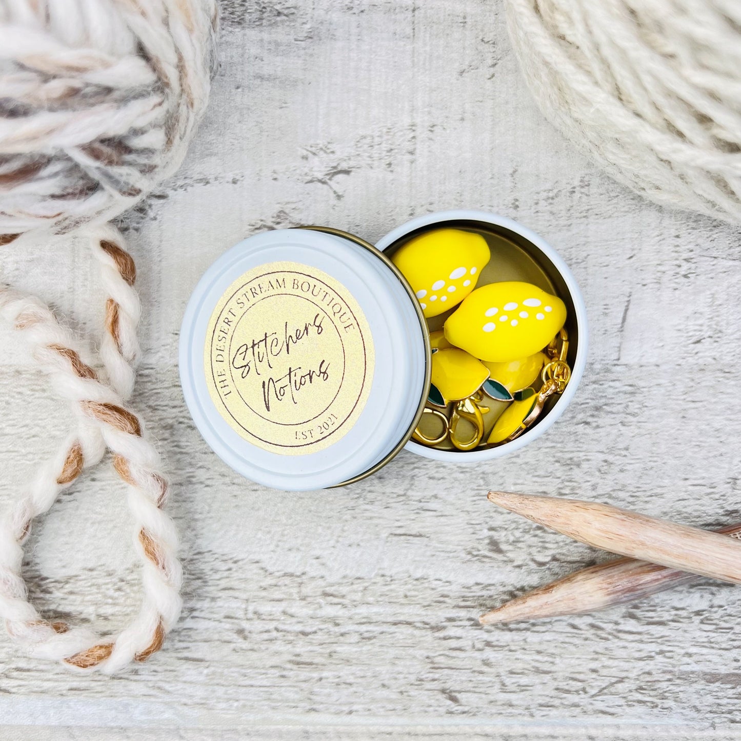 Lemon Stitchers Notions Knitting Set