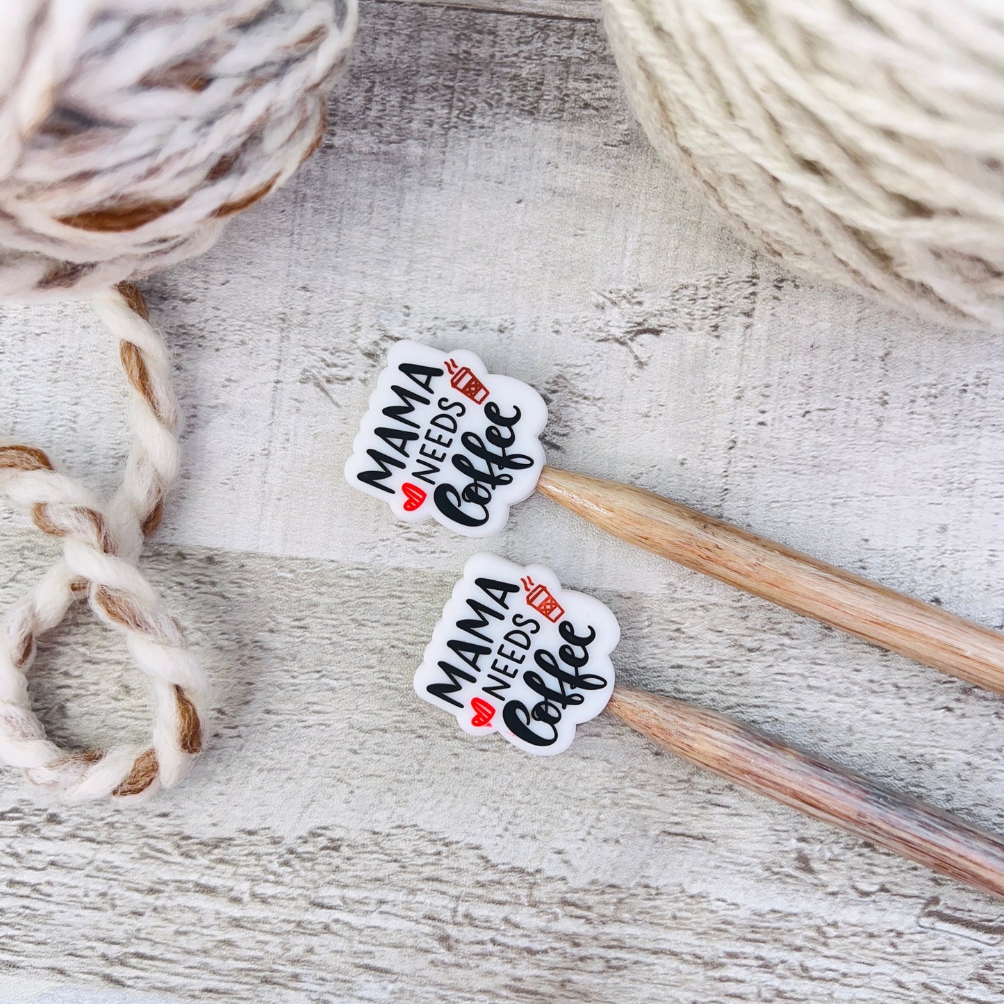 Coffee Knitting Notions Tin Set