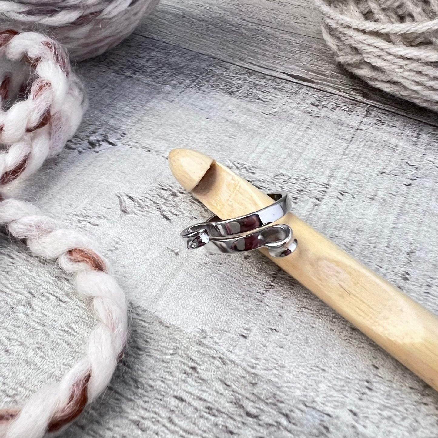 Loop Adjustable Tension Ring - The Desert Stream Stitch
