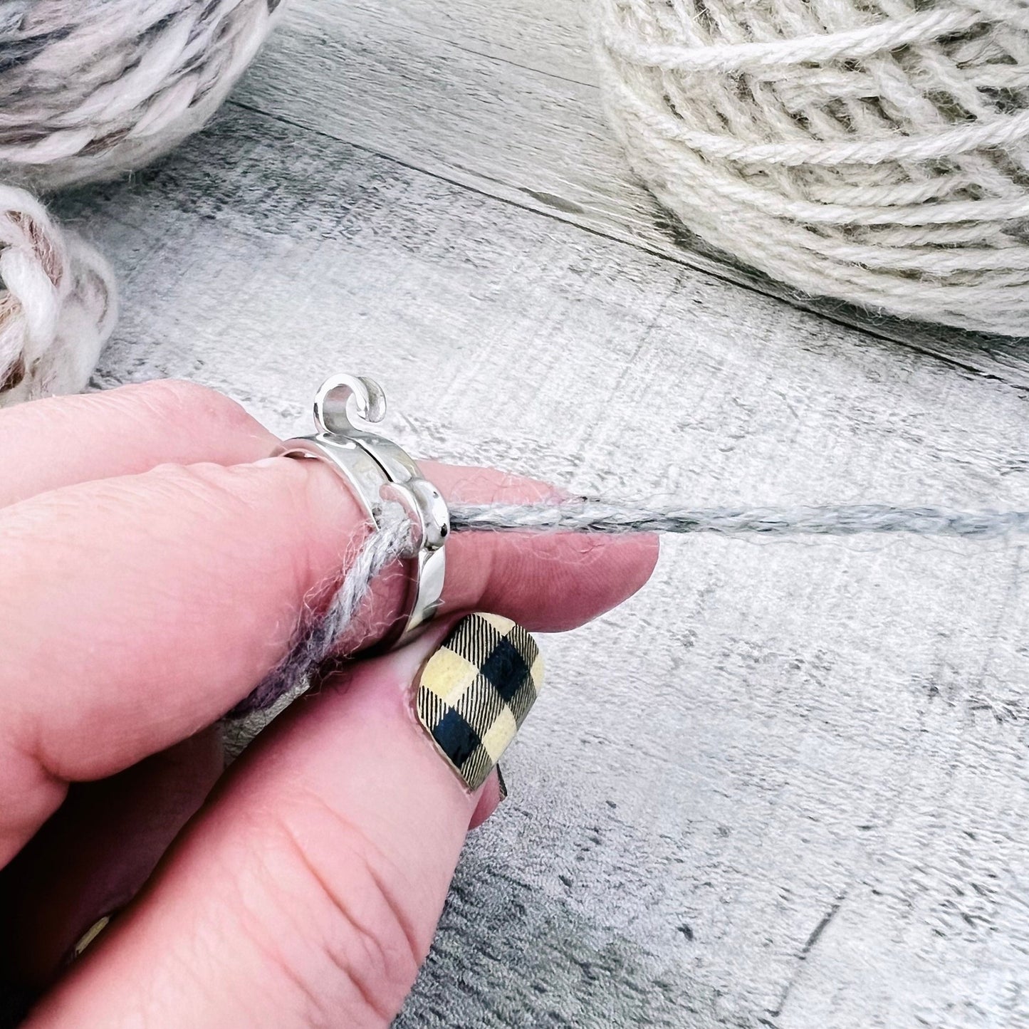 Loop Adjustable Tension Ring - The Desert Stream Stitch