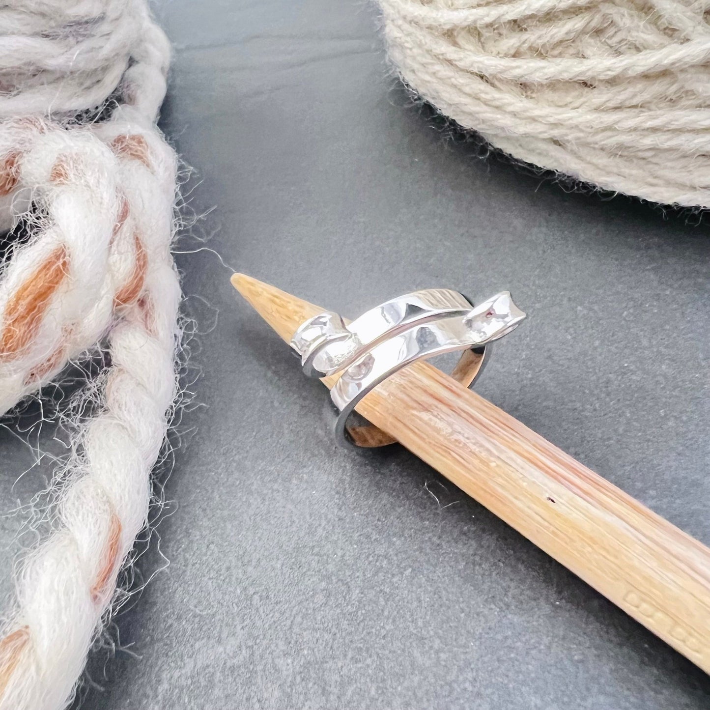 Loop Adjustable Tension Ring - The Desert Stream Stitch