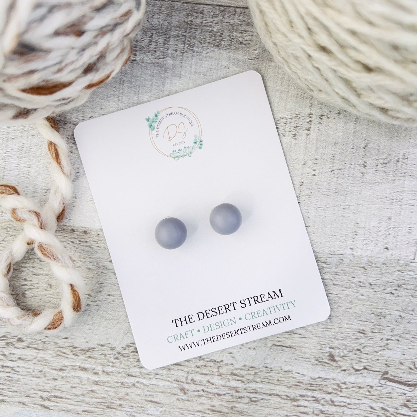 Mini Round Stitch Stoppers Knitting Needle Point Protectors - The Desert Stream Stitch