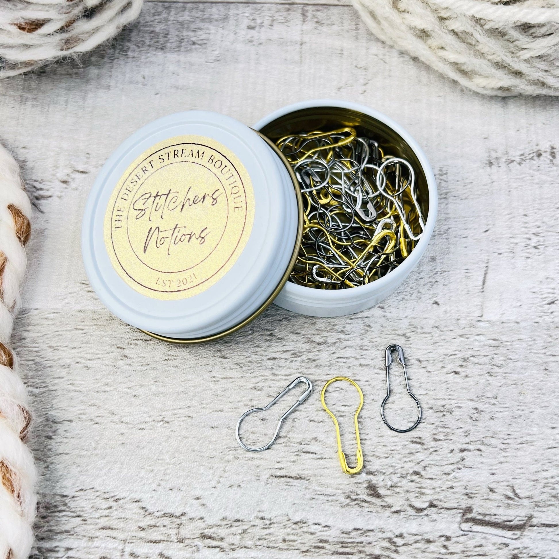 Mixed Bulb Stitch Markers Set - Knitting and Crochet - The Desert Stream Stitch