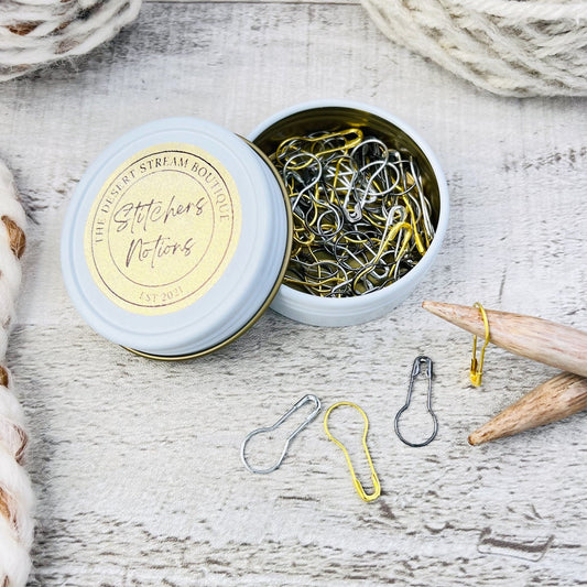 Mixed Bulb Stitch Markers Set - Knitting and Crochet - The Desert Stream Stitch