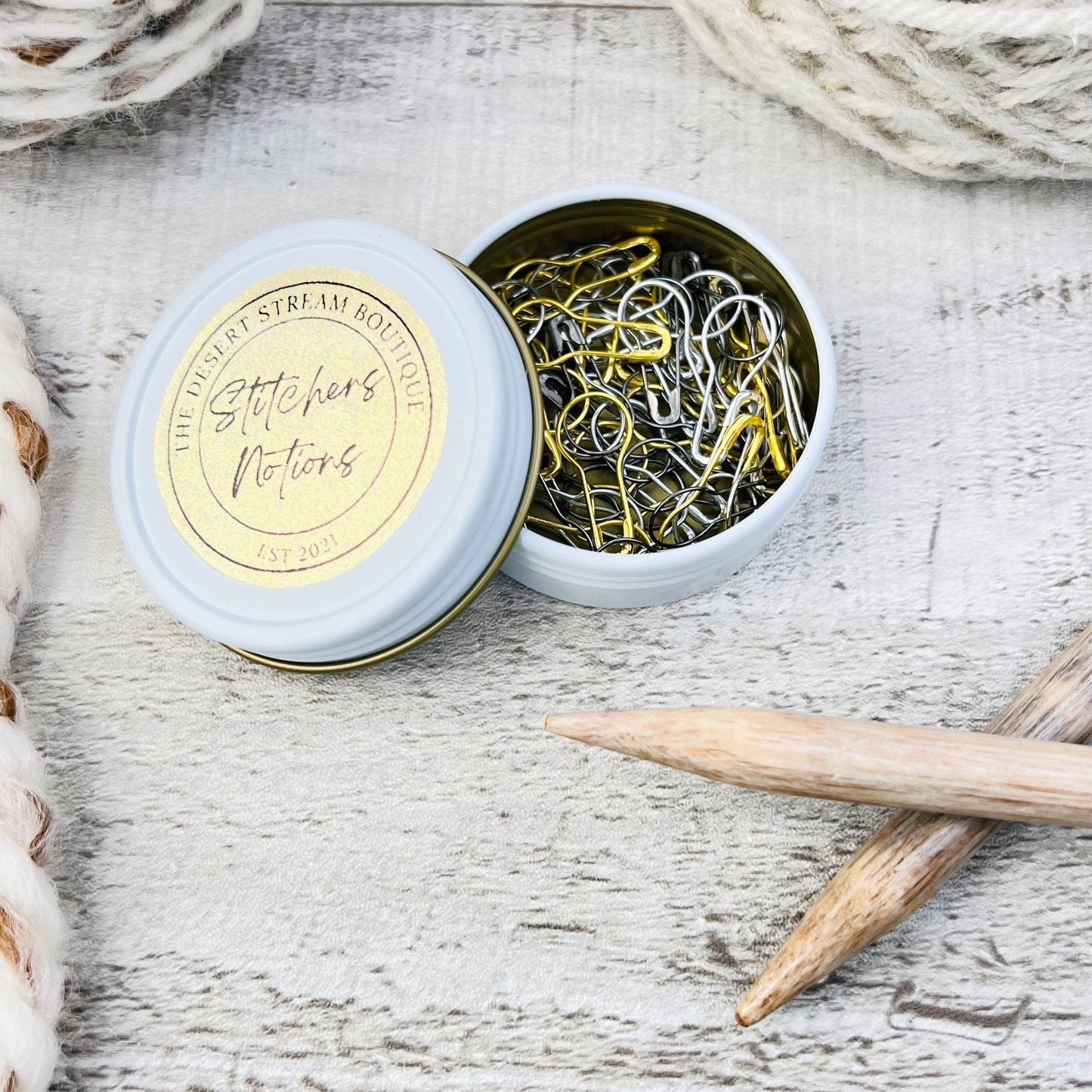 Mixed Bulb Stitch Markers Set - Knitting and Crochet - The Desert Stream Stitch