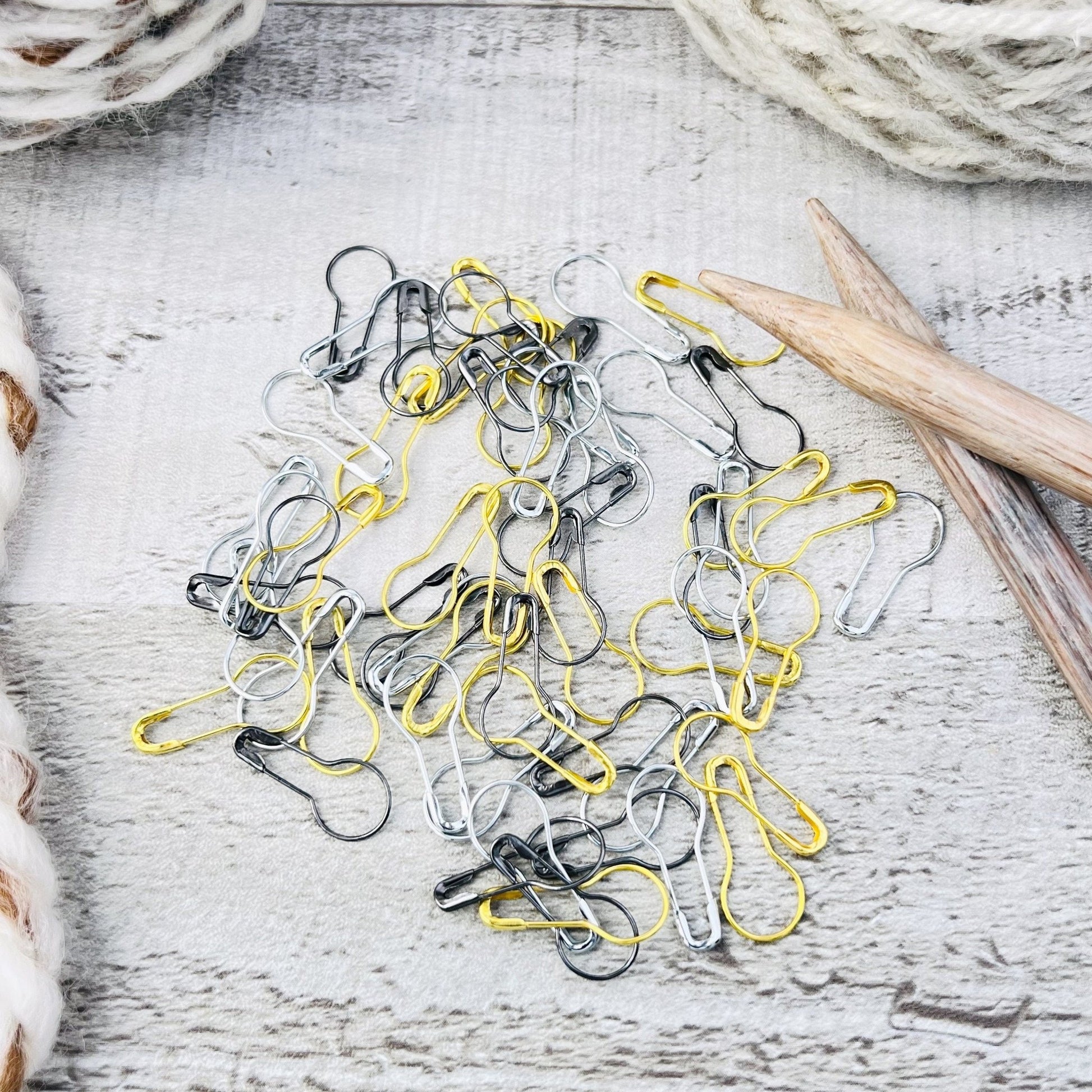 Mixed Bulb Stitch Markers Set - Knitting and Crochet - The Desert Stream Stitch