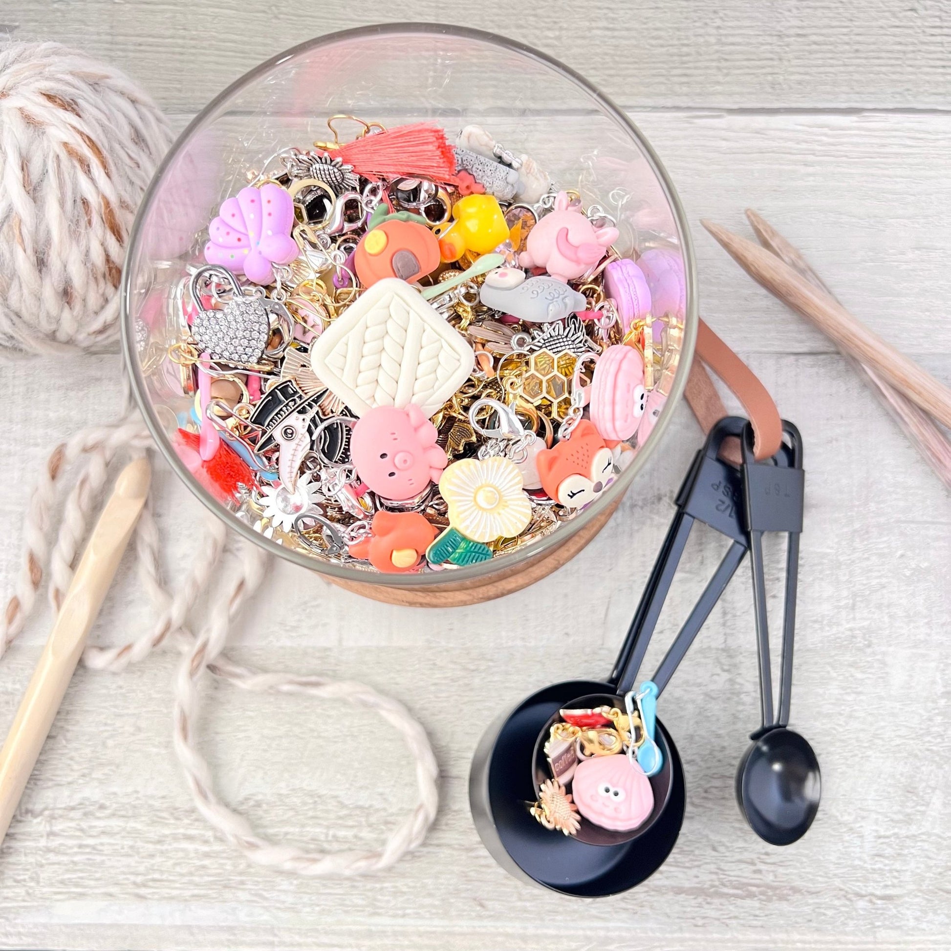 Mystery Scoop Stitch Markers - The Desert Stream Stitch