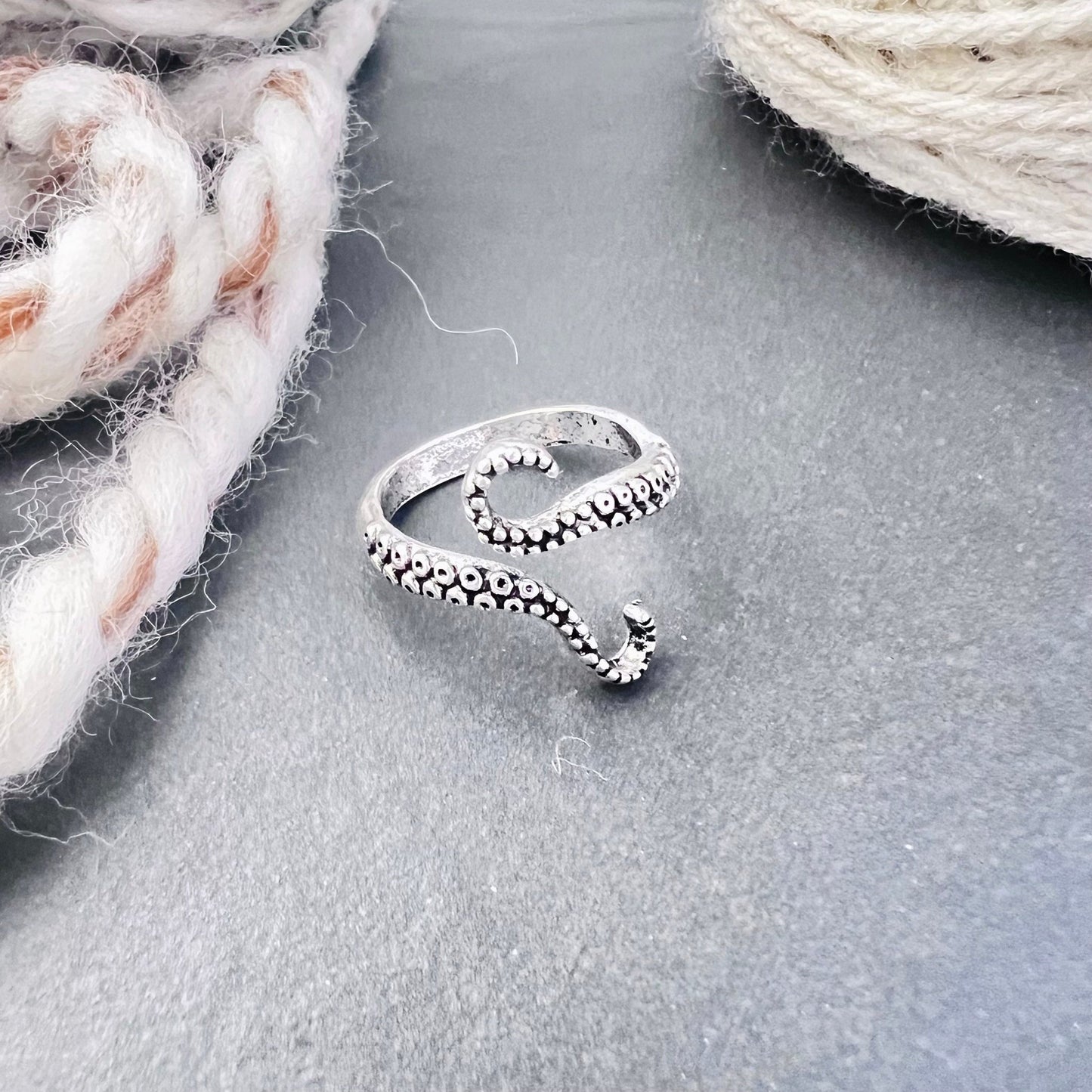 Octopus Adjustable Tension Ring - The Desert Stream Stitch