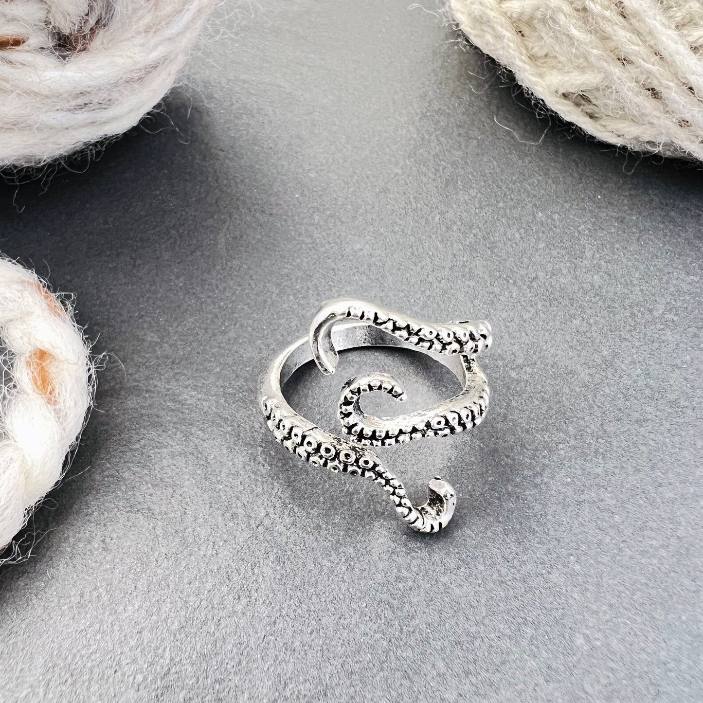 Octopus Adjustable Tension Ring - The Desert Stream Stitch