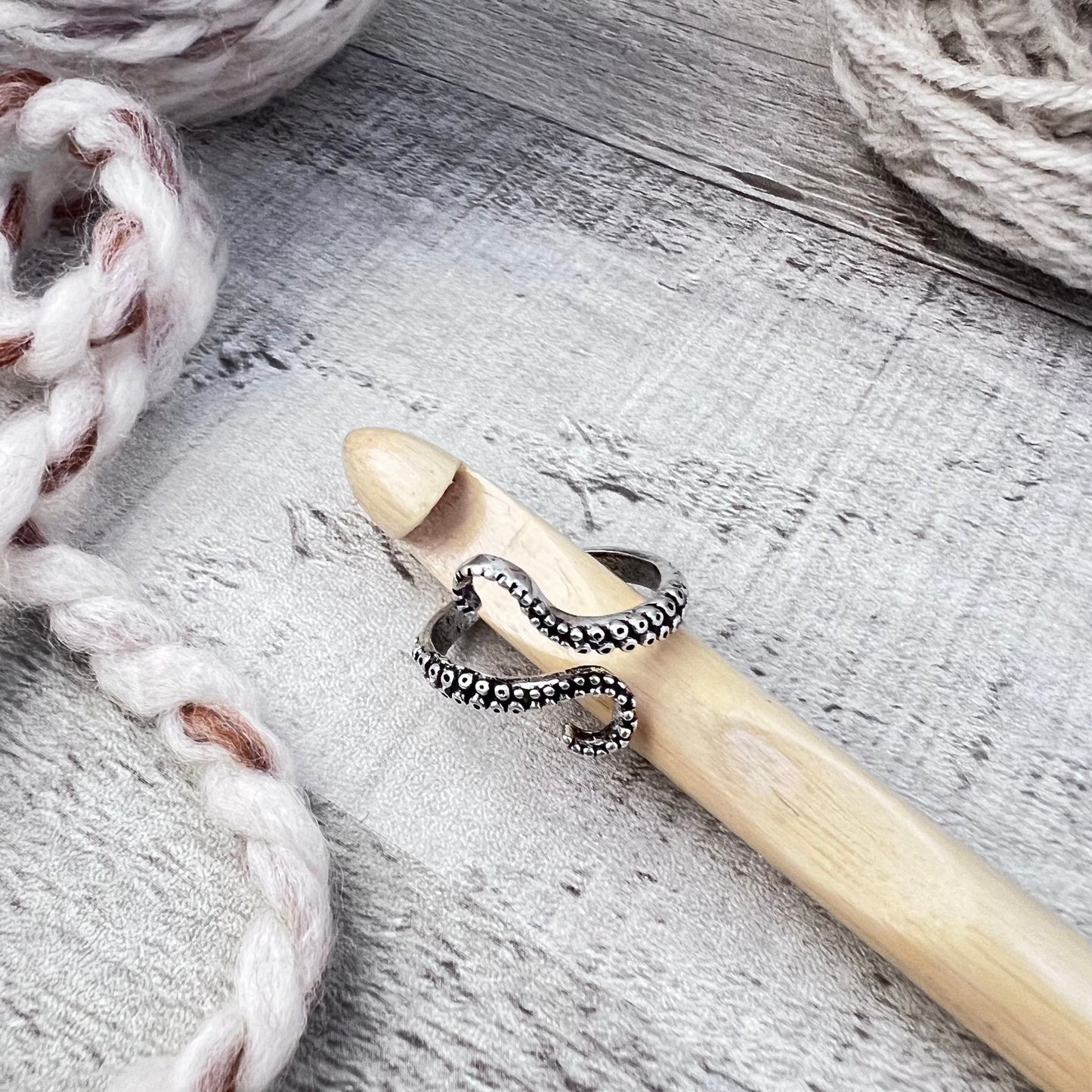 Octopus Adjustable Tension Ring - The Desert Stream Stitch