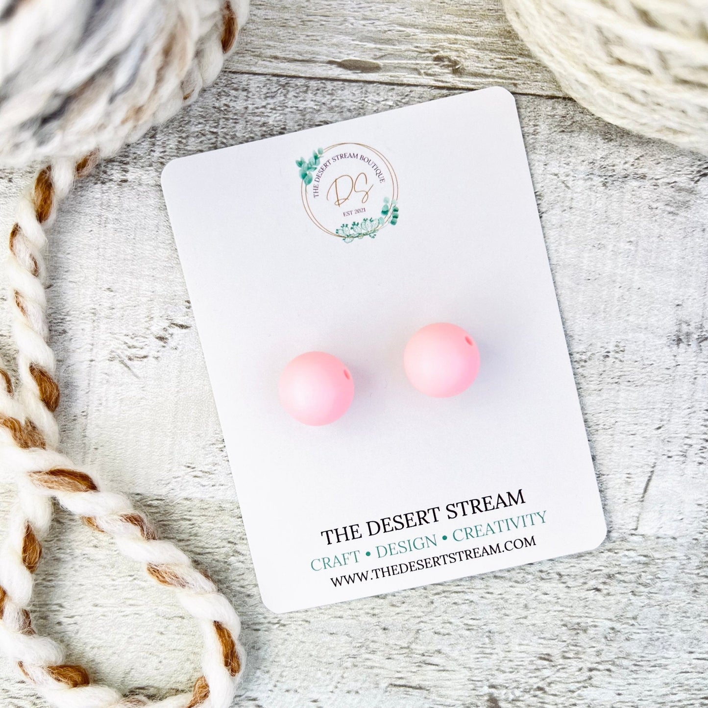 Pink Stitch Stoppers Knitting Needle Point Protectors - The Desert Stream Stitch