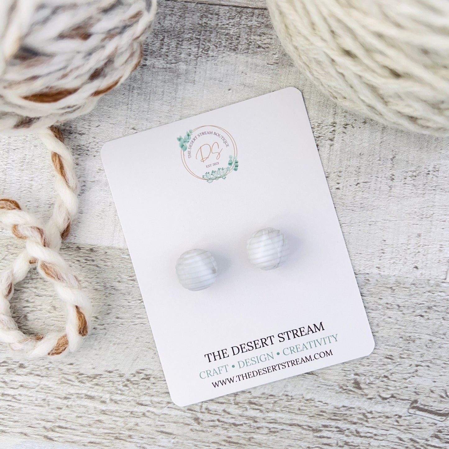Round Stitch Stoppers Knitting Needle Point Protectors - The Desert Stream Stitch