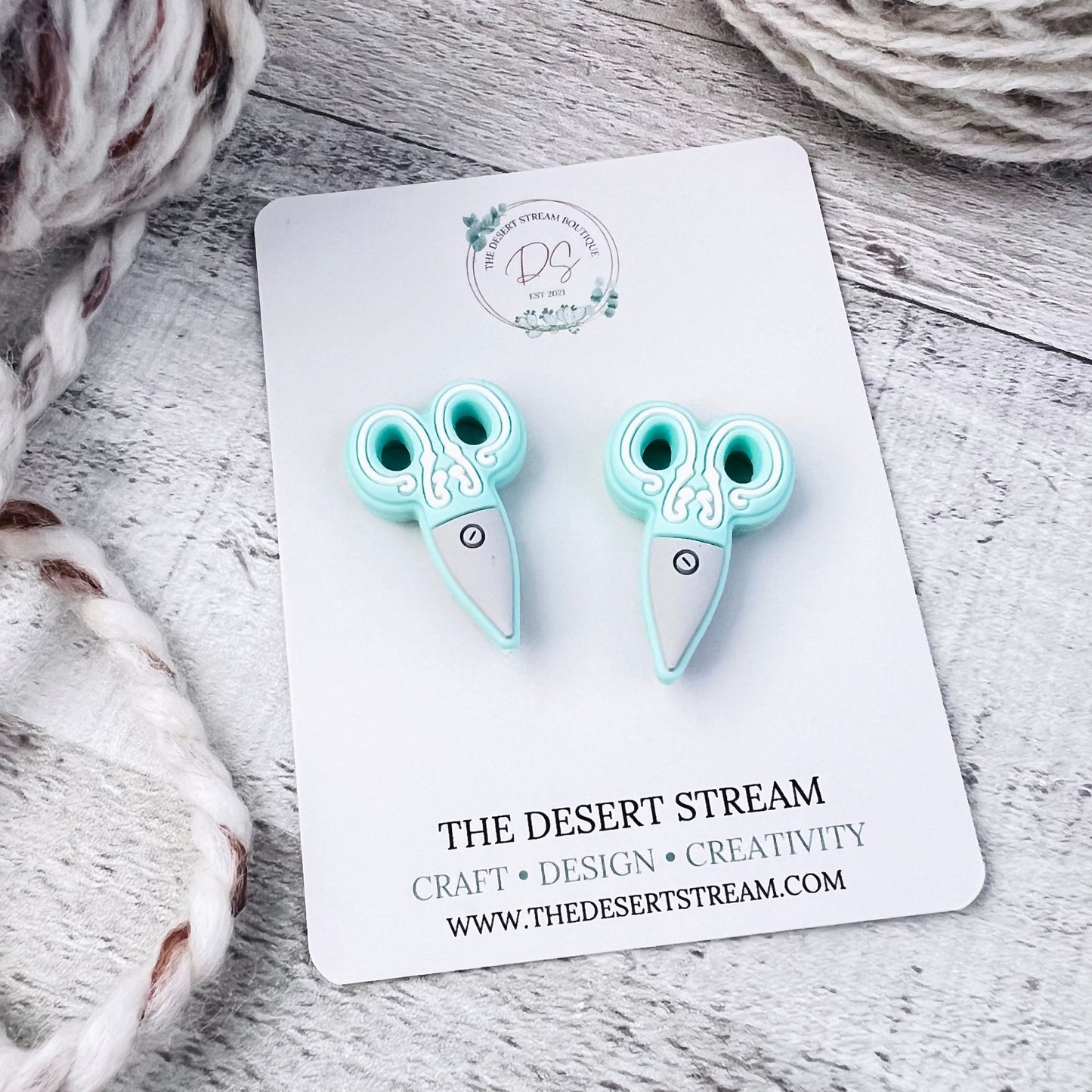 Scissors Stitch Stoppers Knitting Needle Point Protectors - The Desert Stream Stitch
