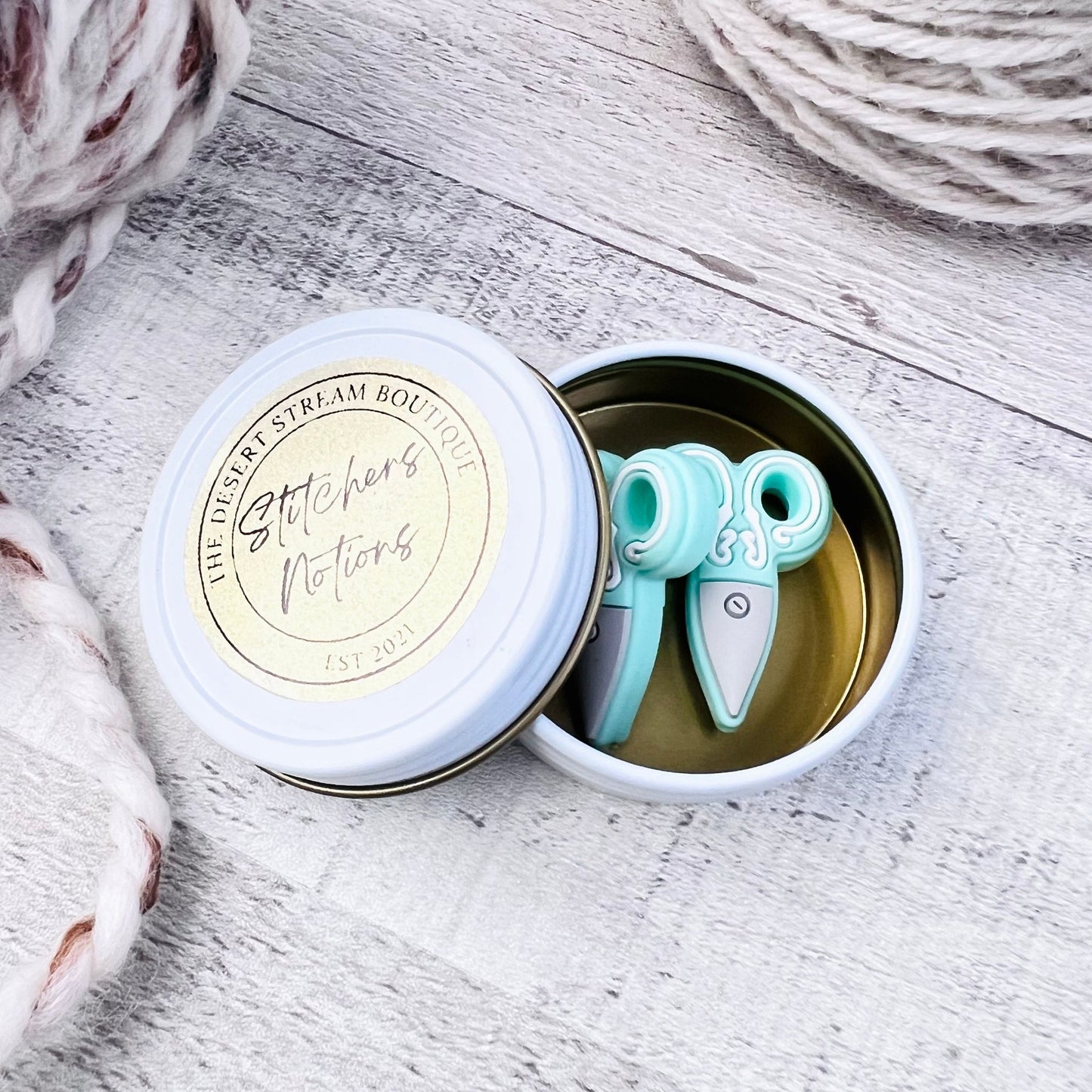 Scissors Stitch Stoppers Knitting Needle Point Protectors - The Desert Stream Stitch