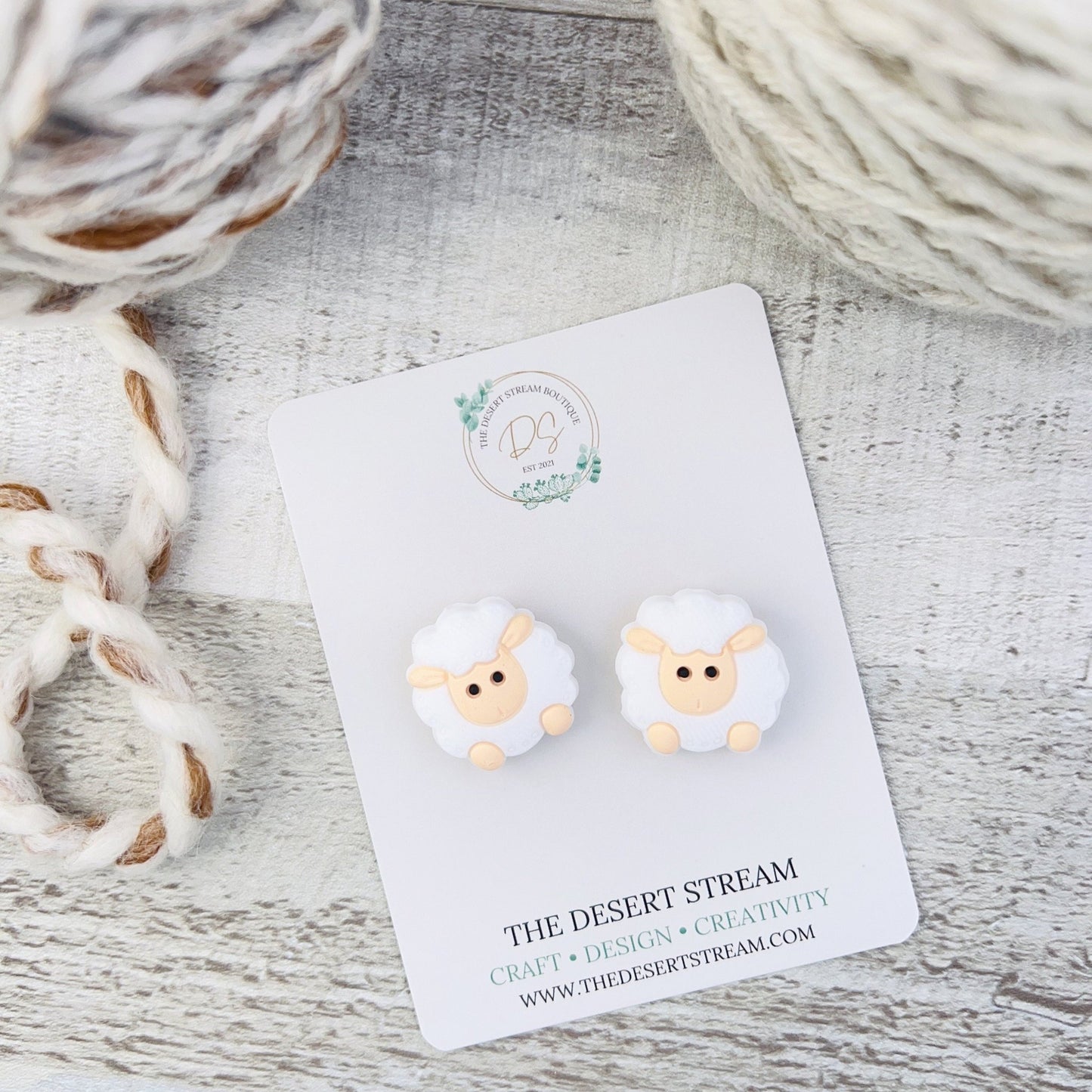 Sheep Stitch Stoppers Knitting Needle Point Protectors - The Desert Stream Stitch