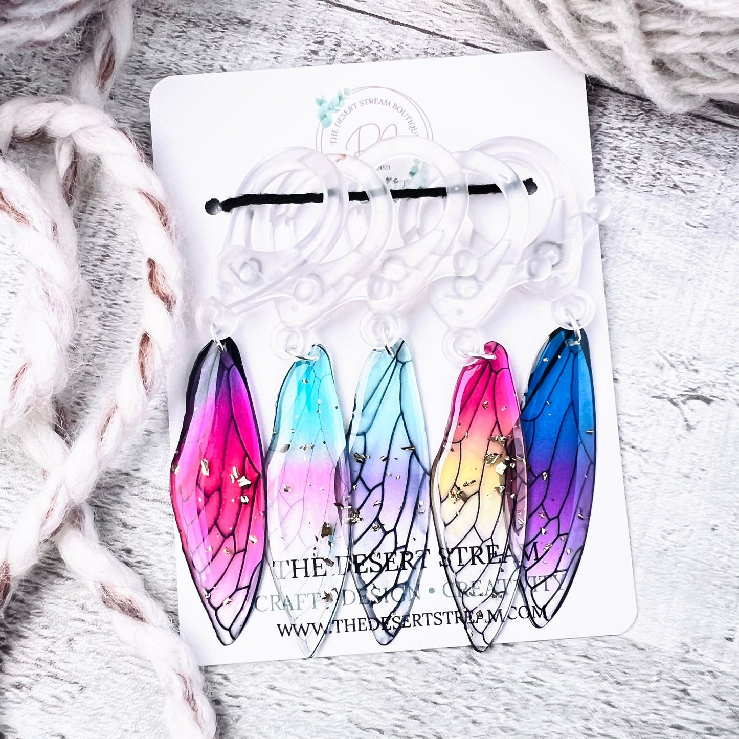 Wing Jumbo Stitch Markers - The Desert Stream Stitch