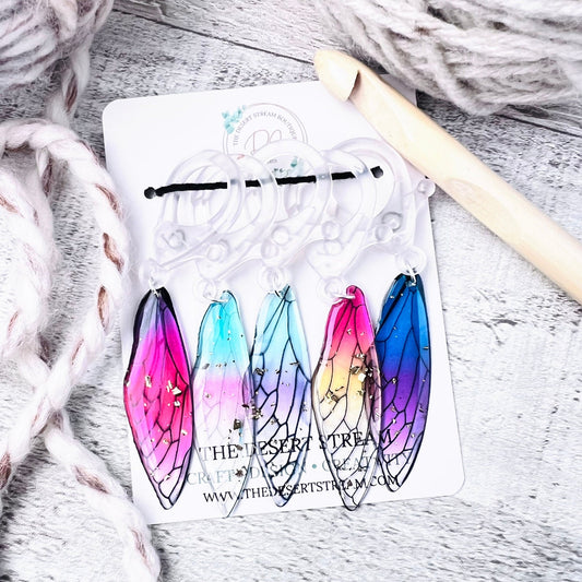 Wing Jumbo Stitch Markers - The Desert Stream Stitch