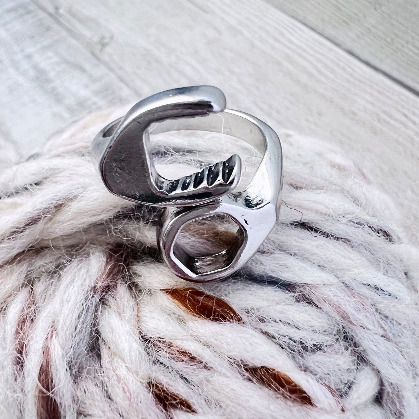 Wrench Adjustable Tension Ring - The Desert Stream Stitch